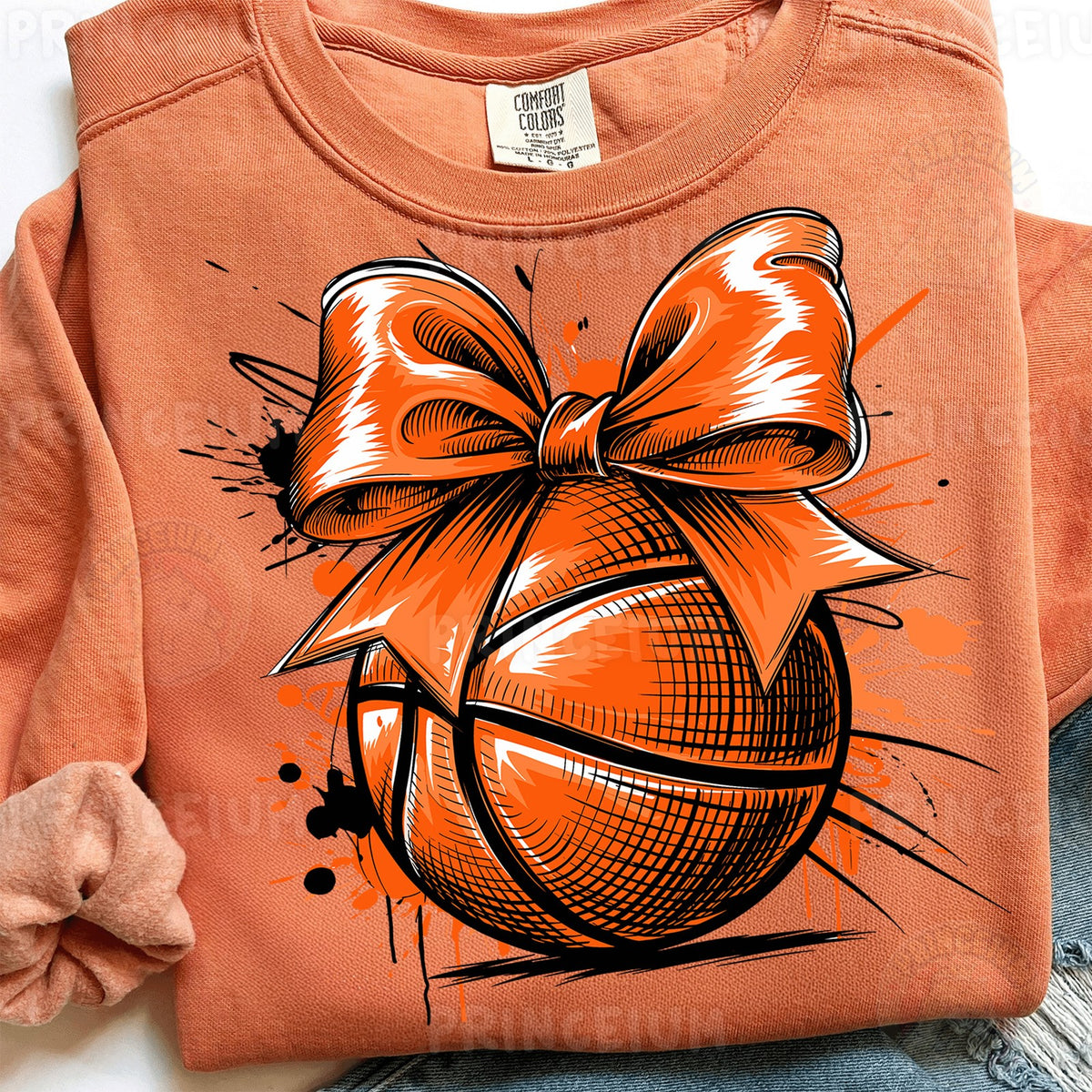 Coquette Basketball Bow