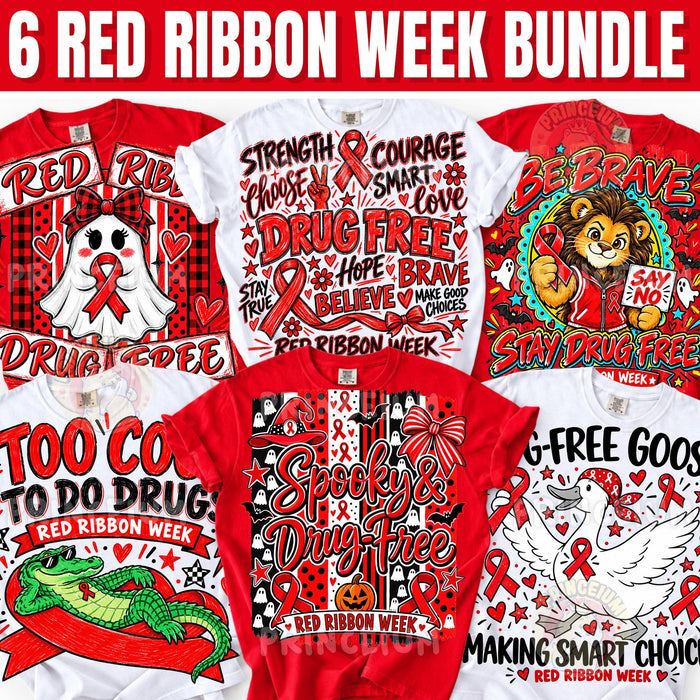 Spooky & Drug-Free Red Ribbon Week Bundle