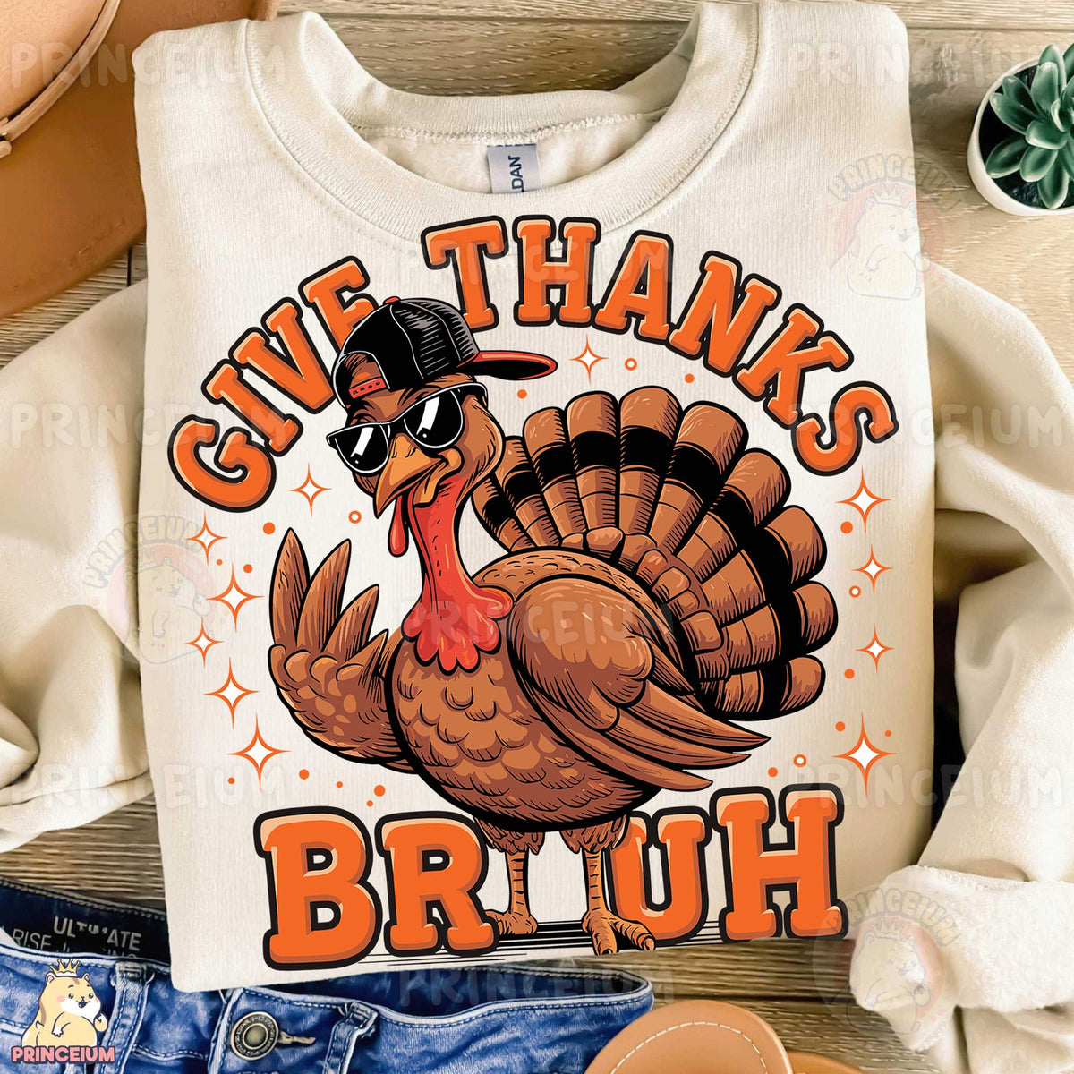 Give Thanks Bruh Turkey