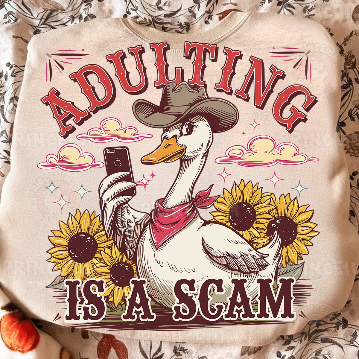 Adulting Is A Scam Goose
