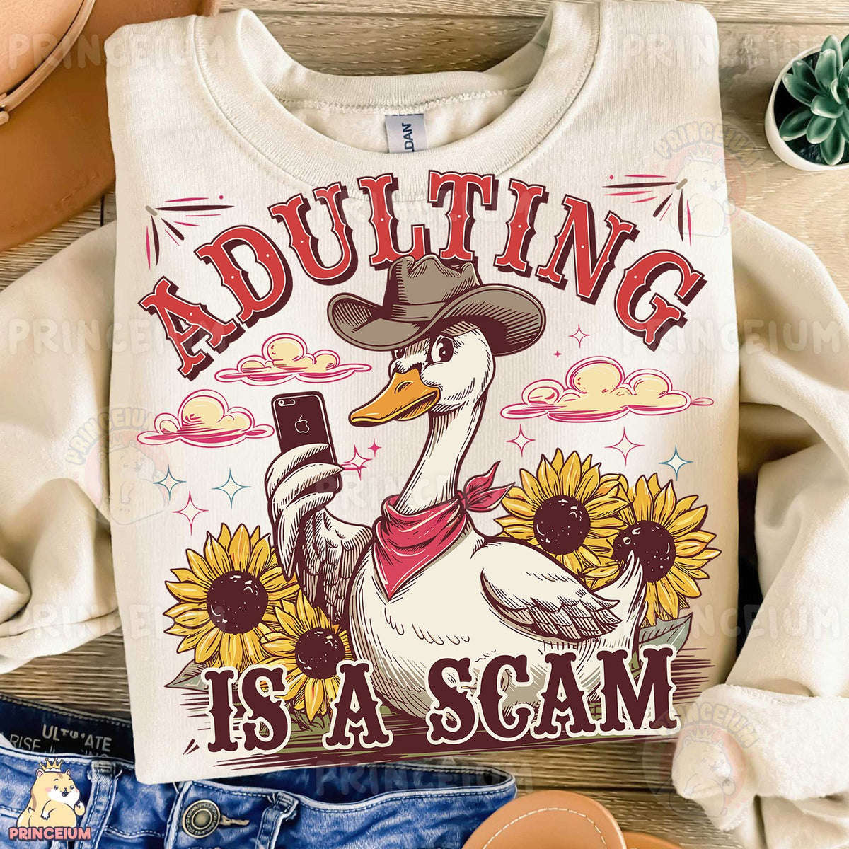Adulting Is A Scam Goose