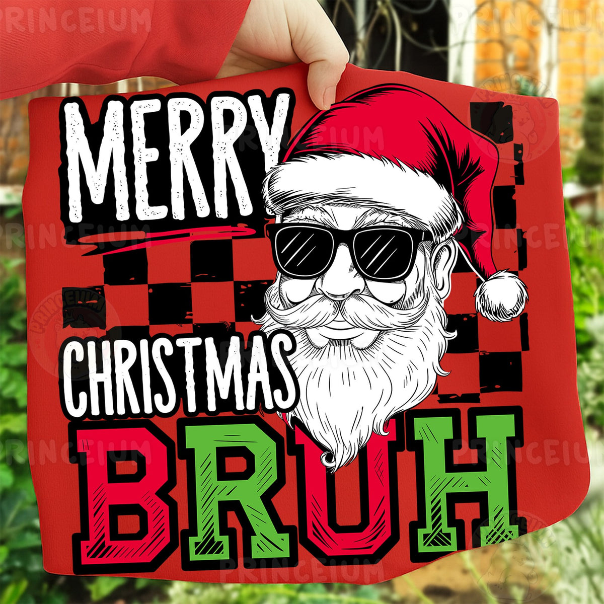 Merry Christmas Bruh Santa