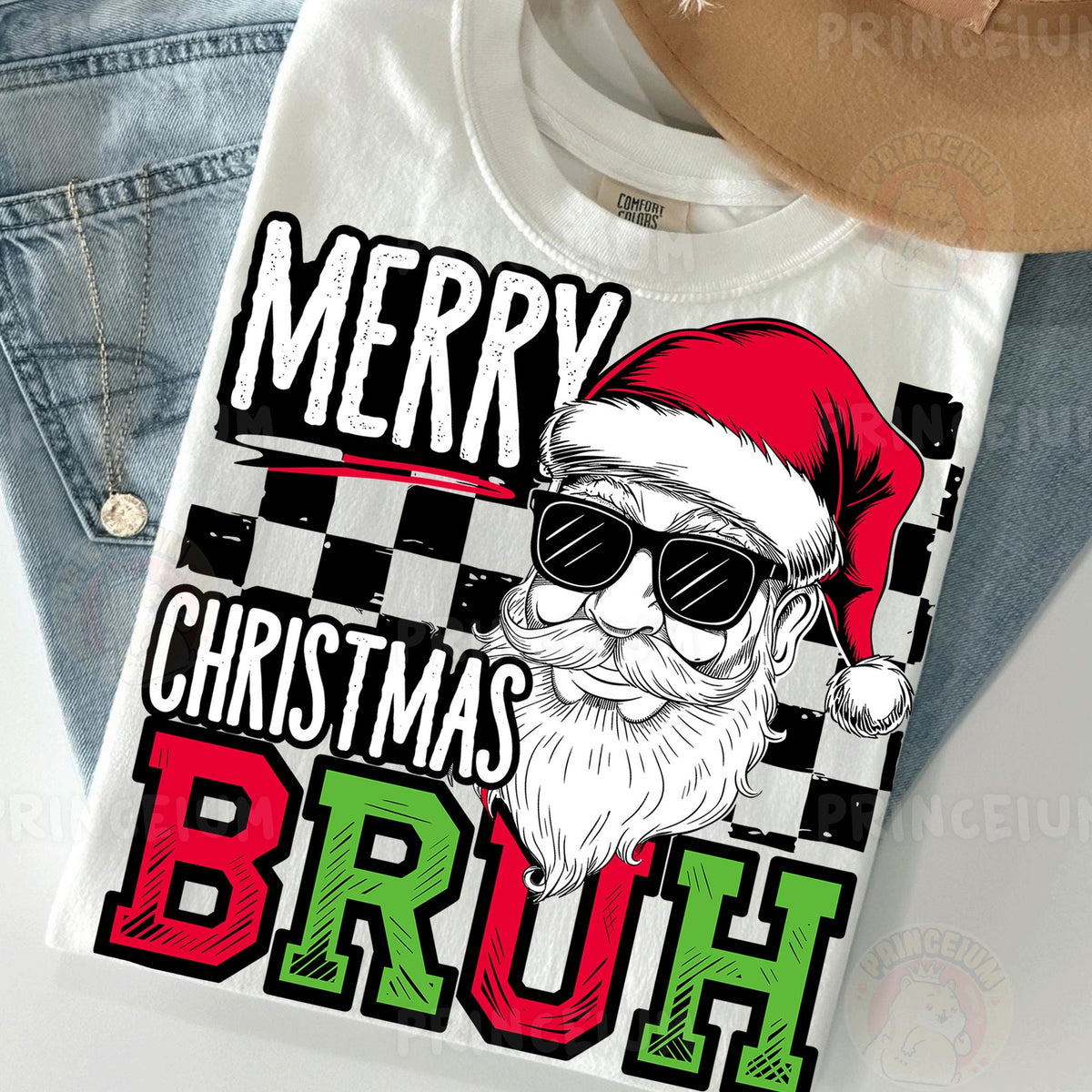 Merry Christmas Bruh Santa