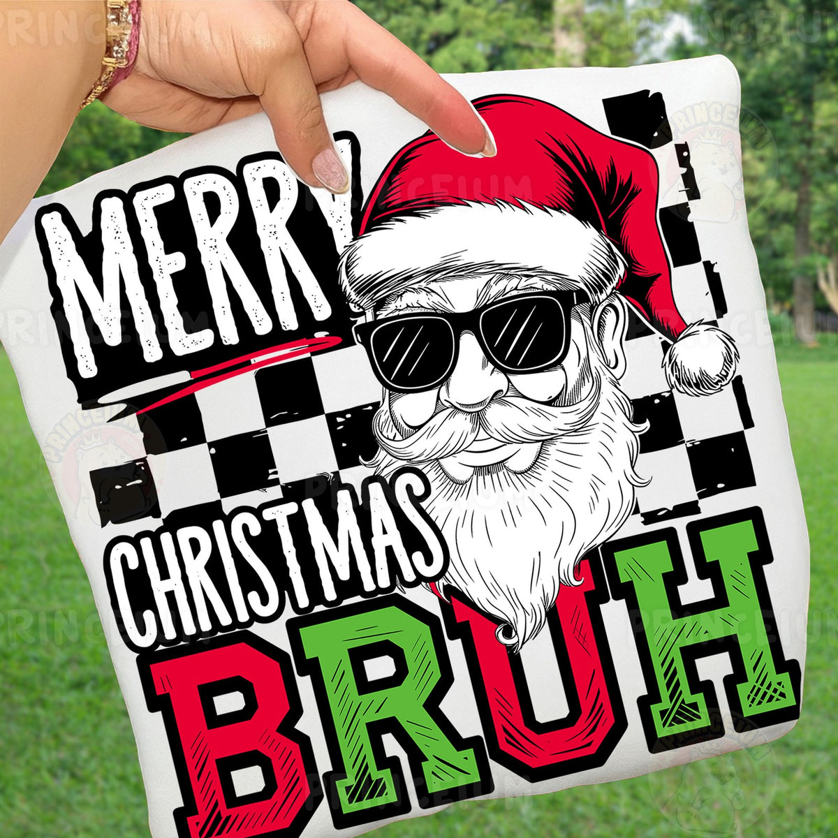 Merry Christmas Bruh Santa
