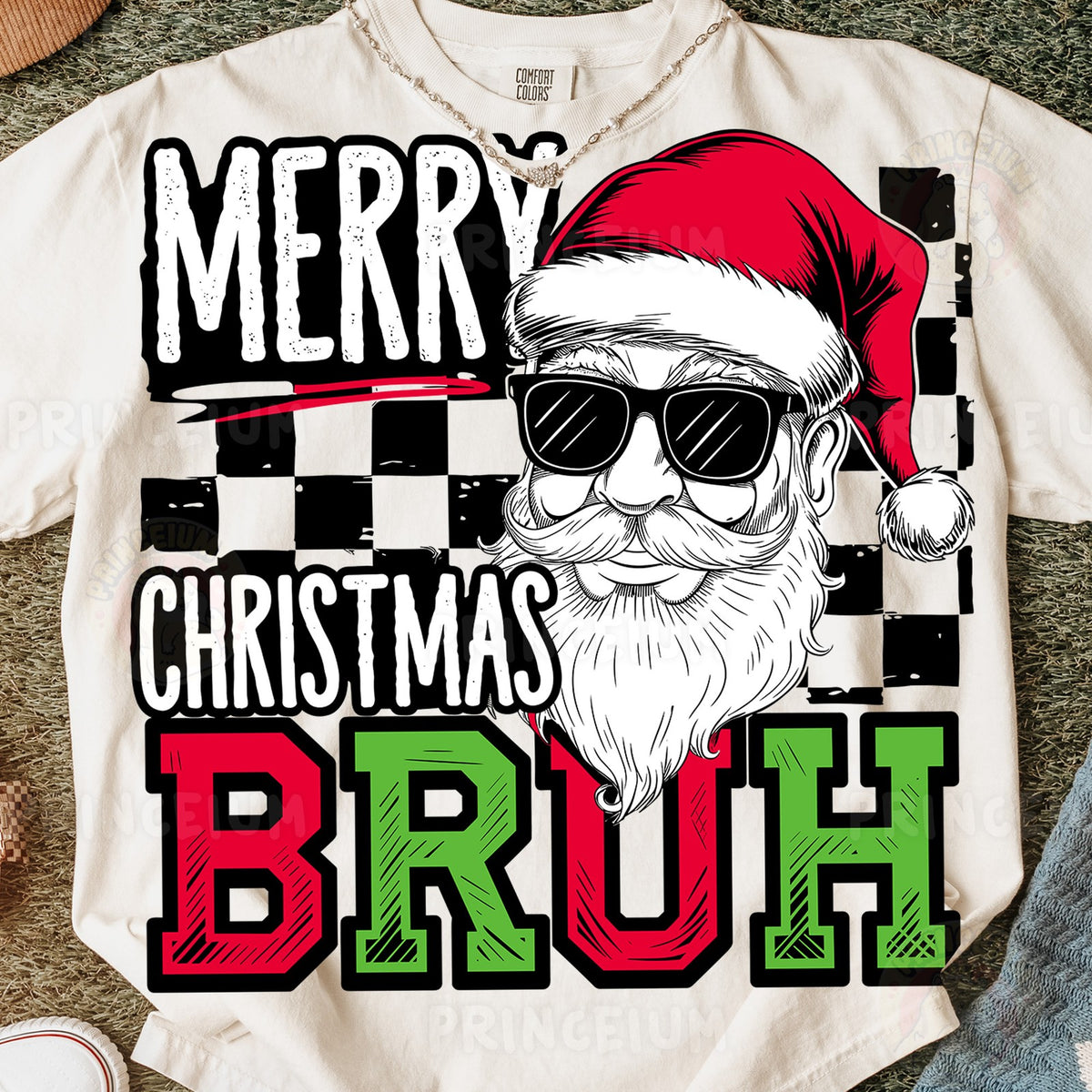 Merry Christmas Bruh Santa