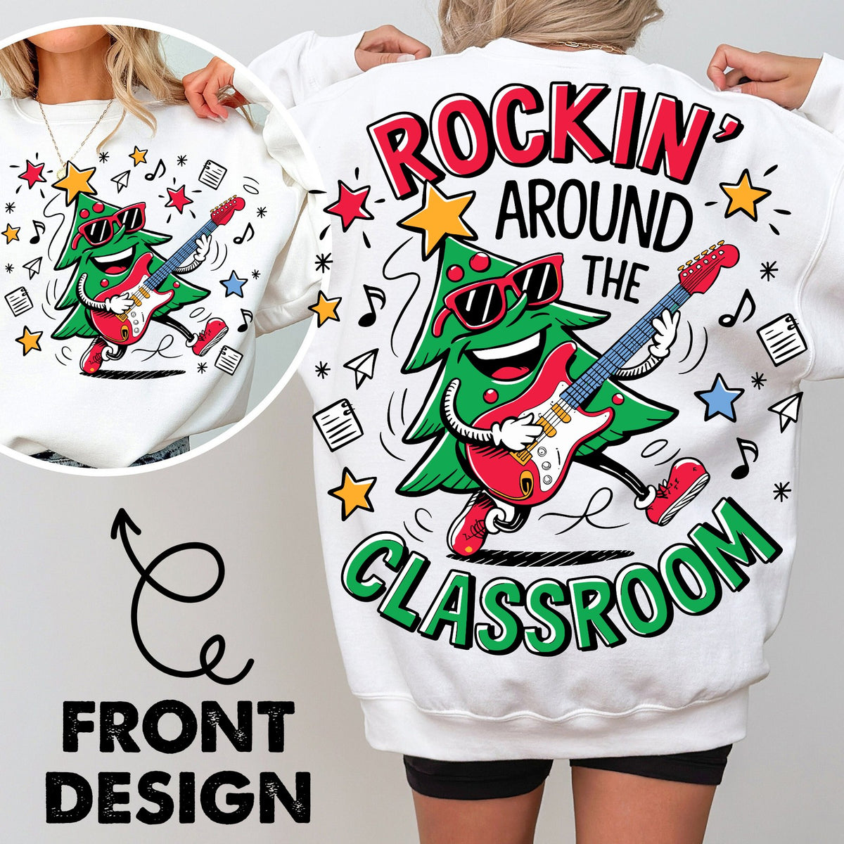 Rockin' Around the Classroom Front and Back