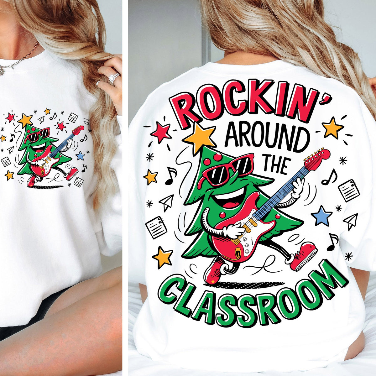 Rockin' Around the Classroom Front and Back