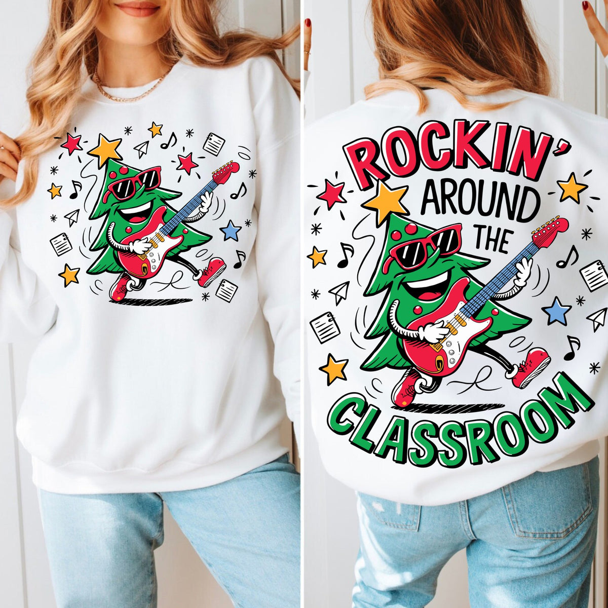 Rockin' Around the Classroom Front and Back