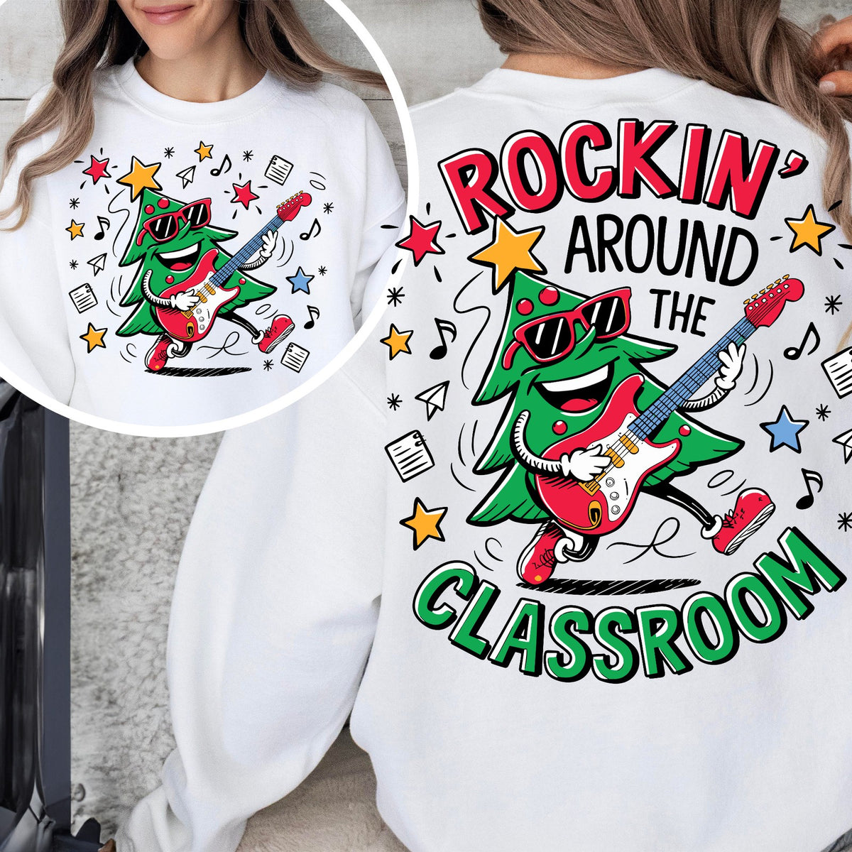 Rockin' Around the Classroom Front and Back