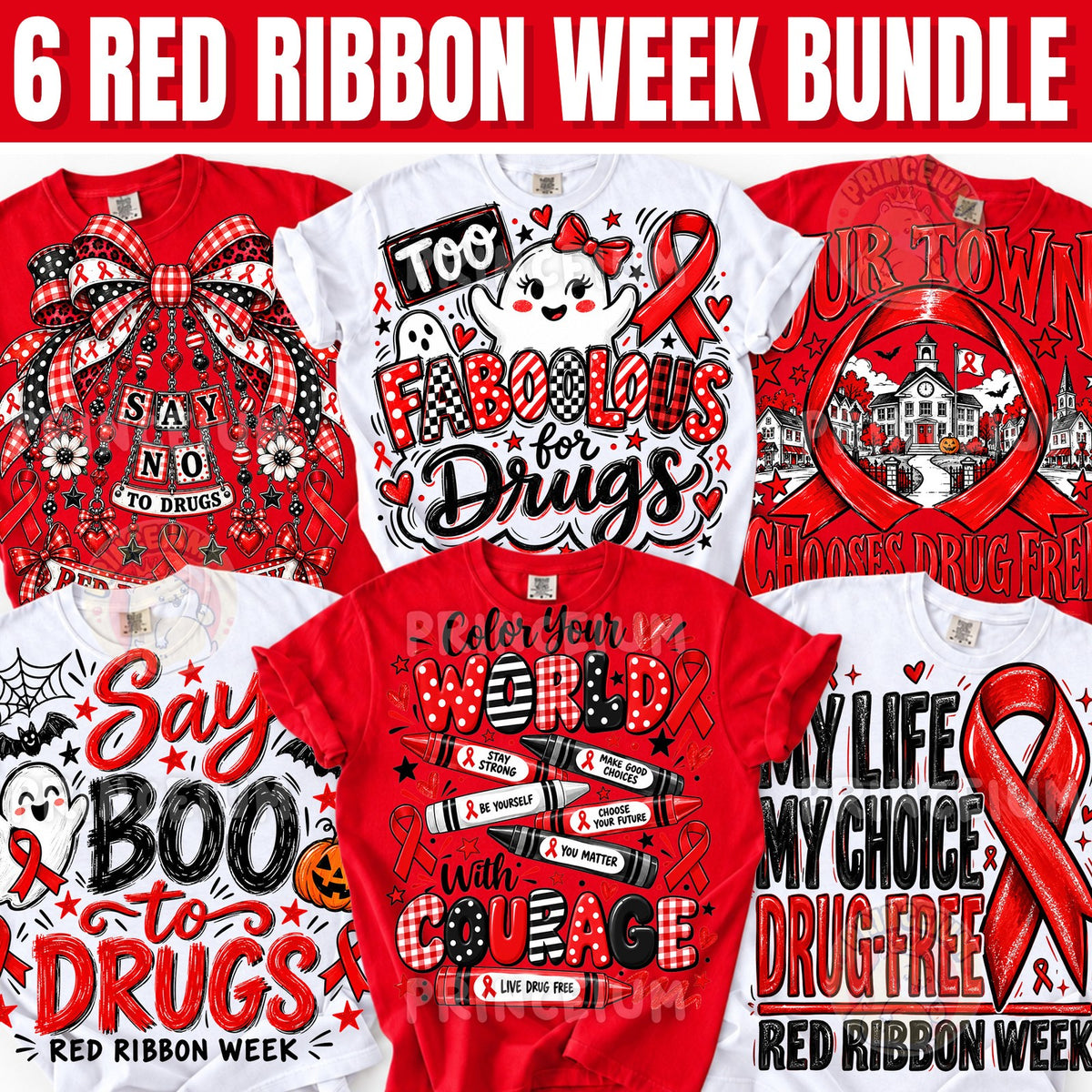 Too Faboolous & Say Boo to Drugs Red Ribbon Week Bundle