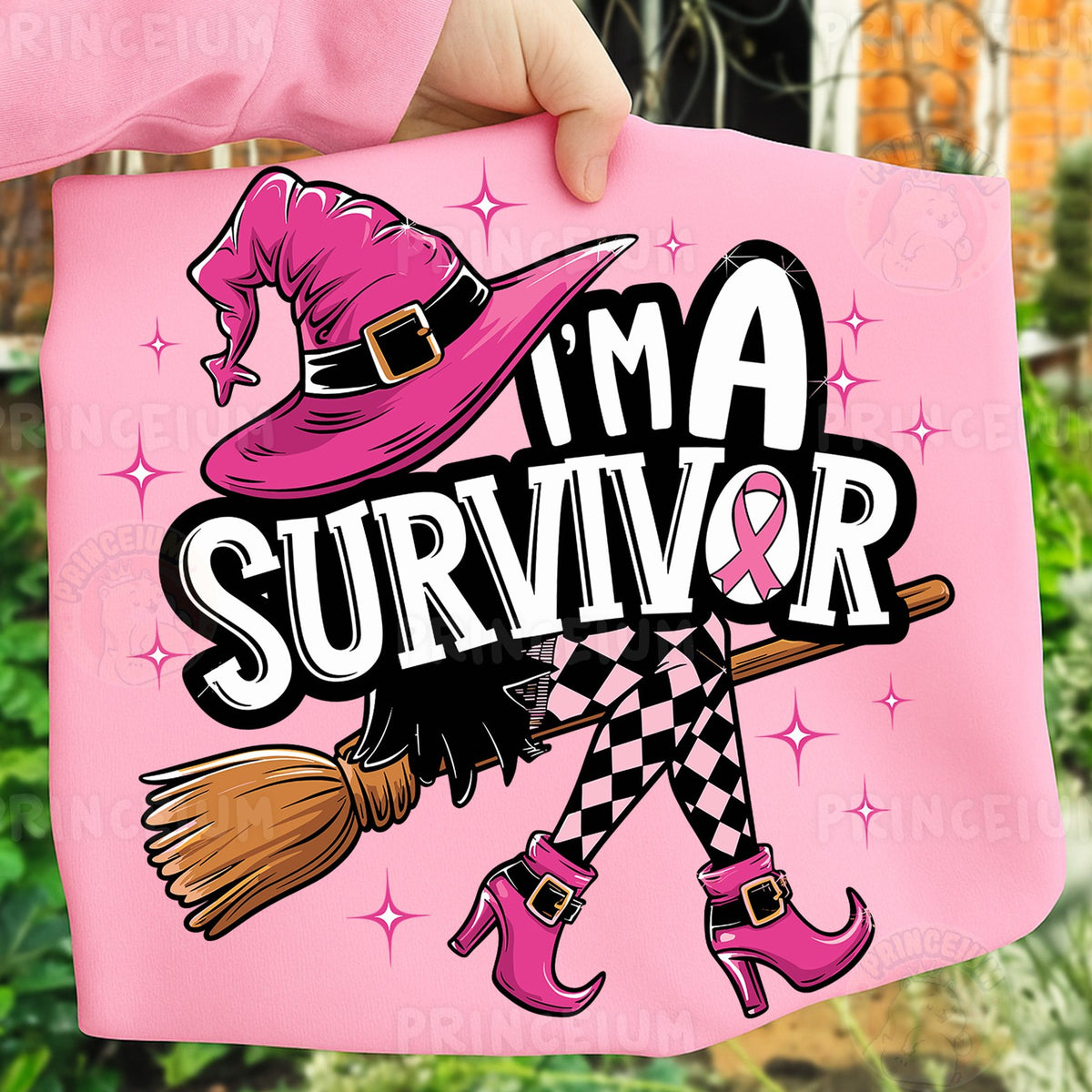 Survivor Witch & Pink Pumpkin Breast Cancer Bundle