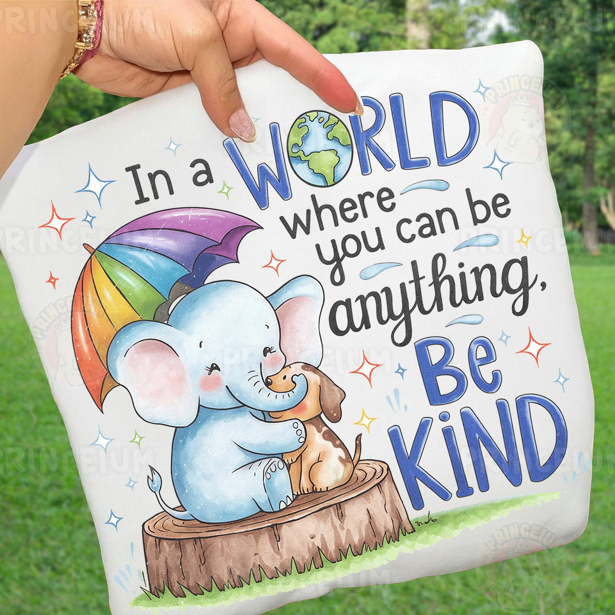 Be Kind Elephant & Puppy