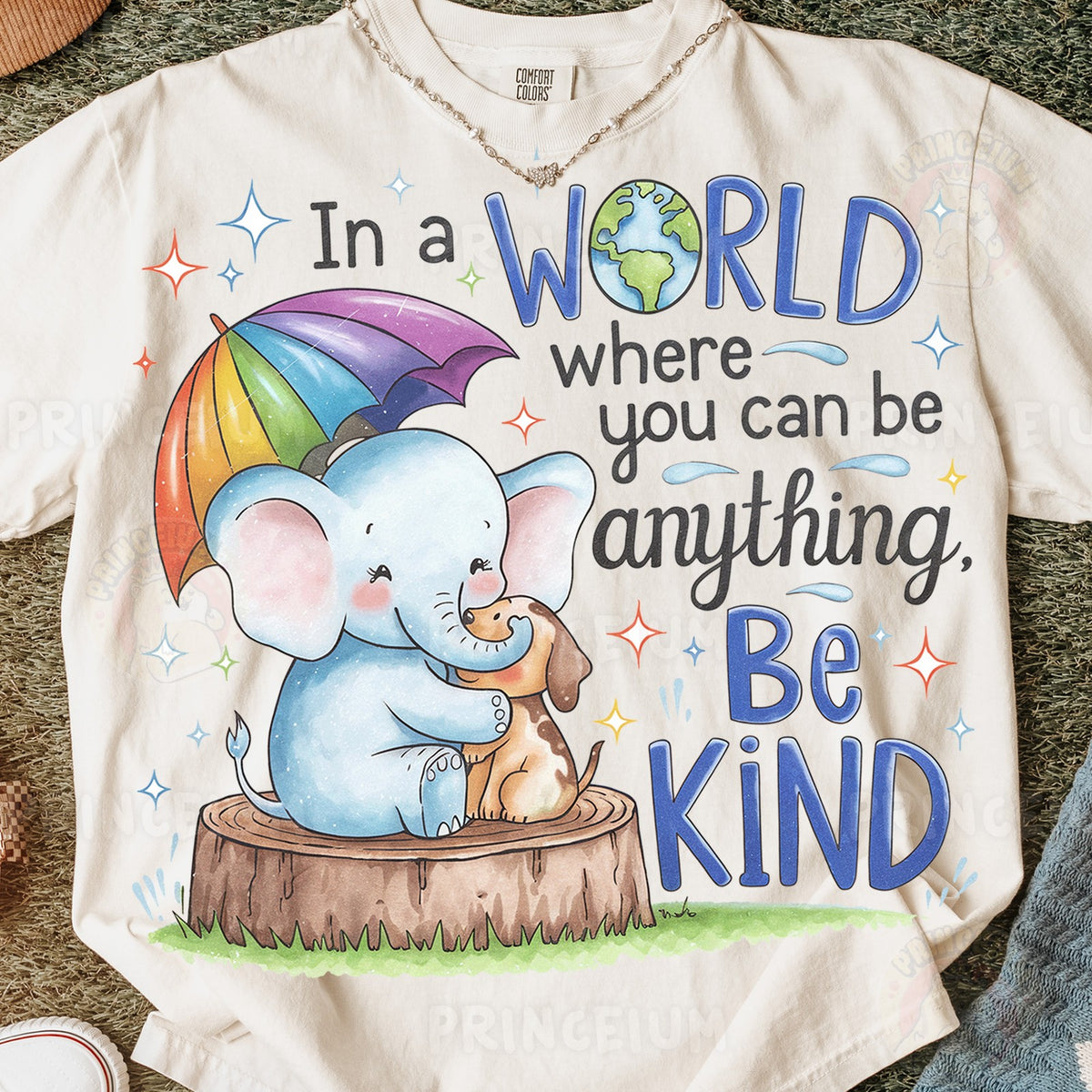 Be Kind Elephant & Puppy