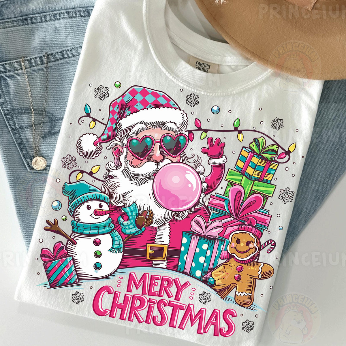 Bubblegum Santa Merry Christmas