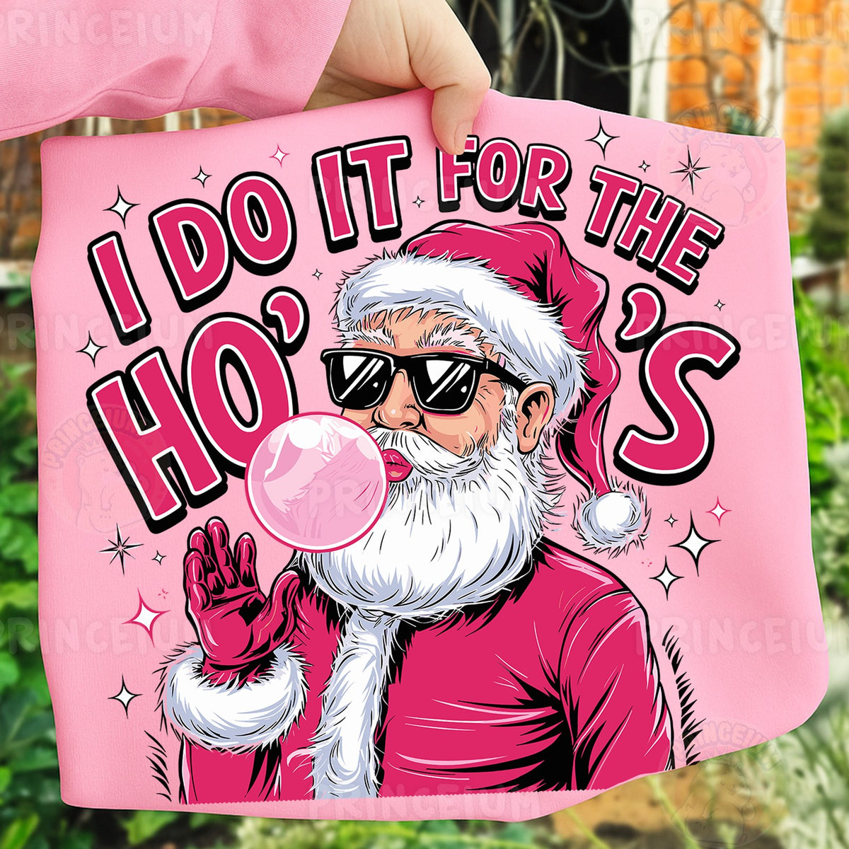 Pink Santa Ho's Christmas