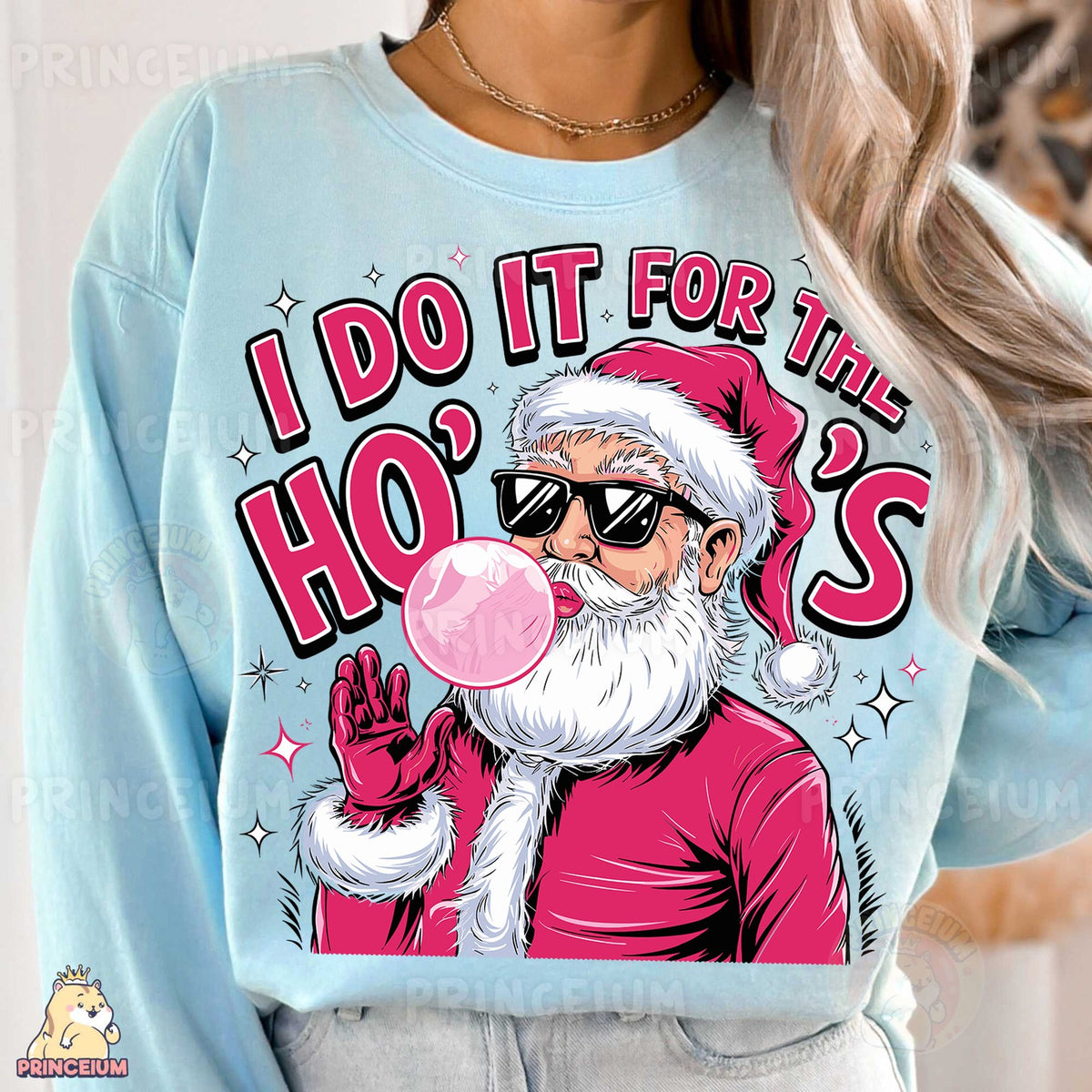 Pink Santa Ho's Christmas