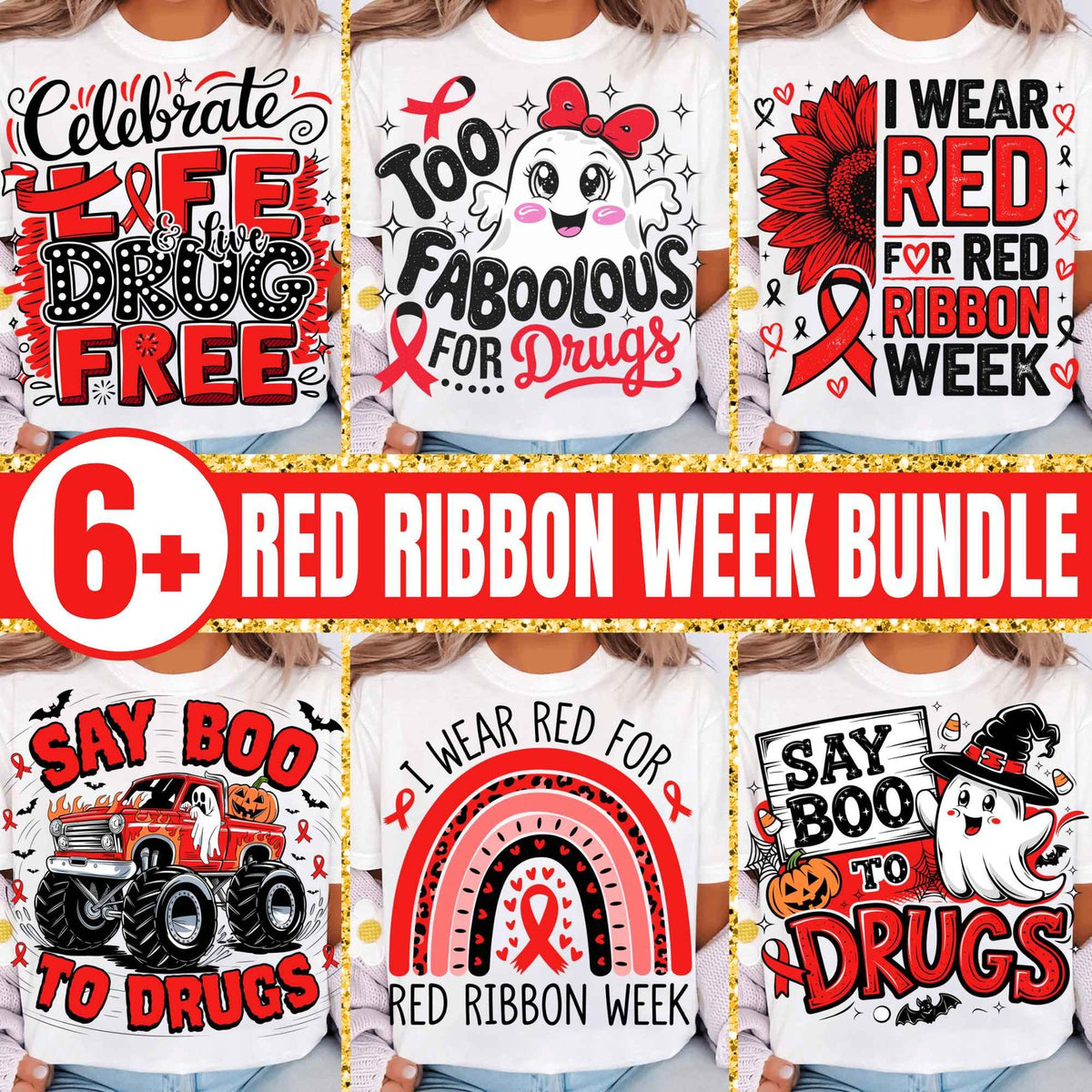 Too Faboolous Red Ribbon Bundle