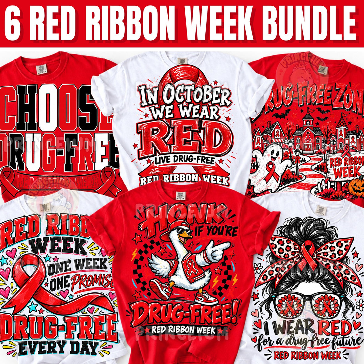 Honk If You’re Drug-Free Red Ribbon Week Bundle