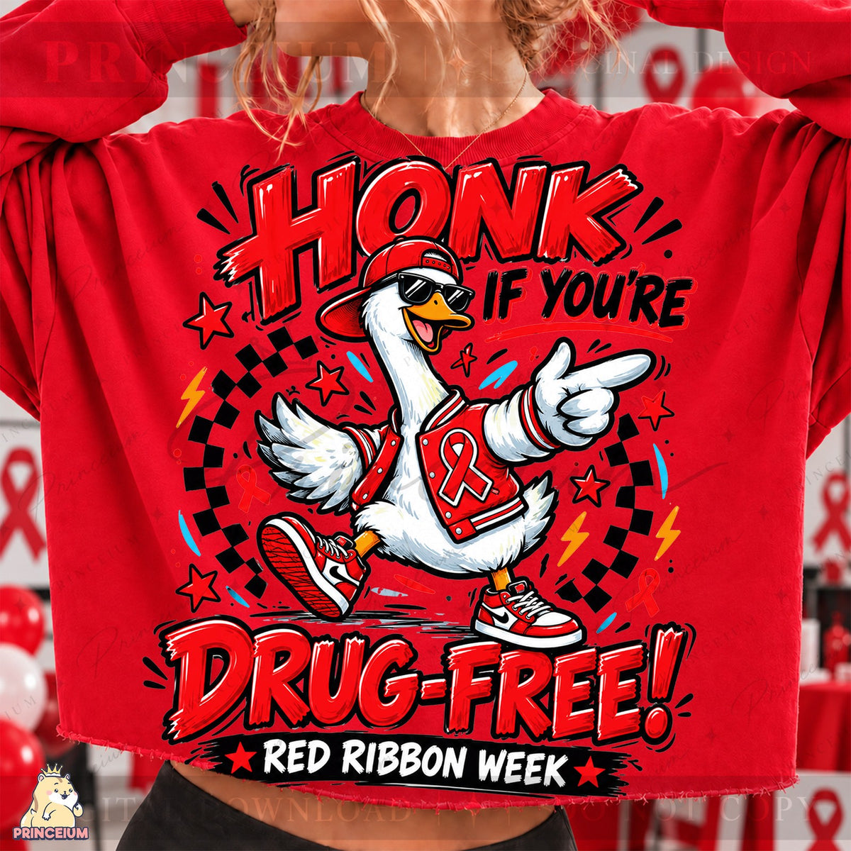 Honk If You’re Drug-Free Red Ribbon Week Bundle