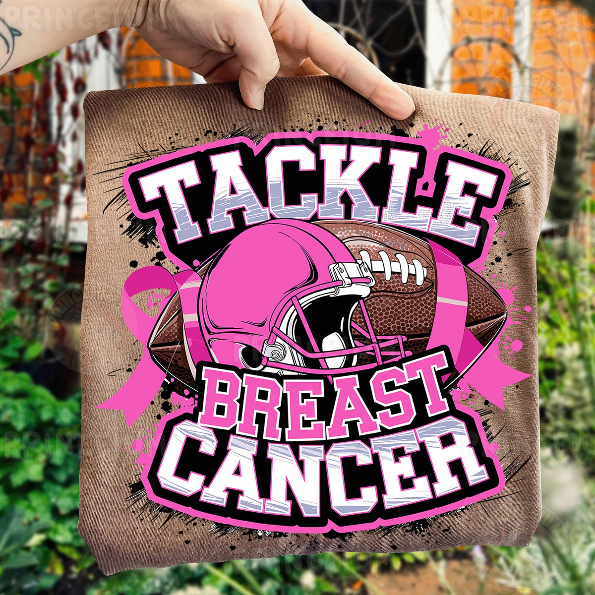 Tackle Breast Cancer Football