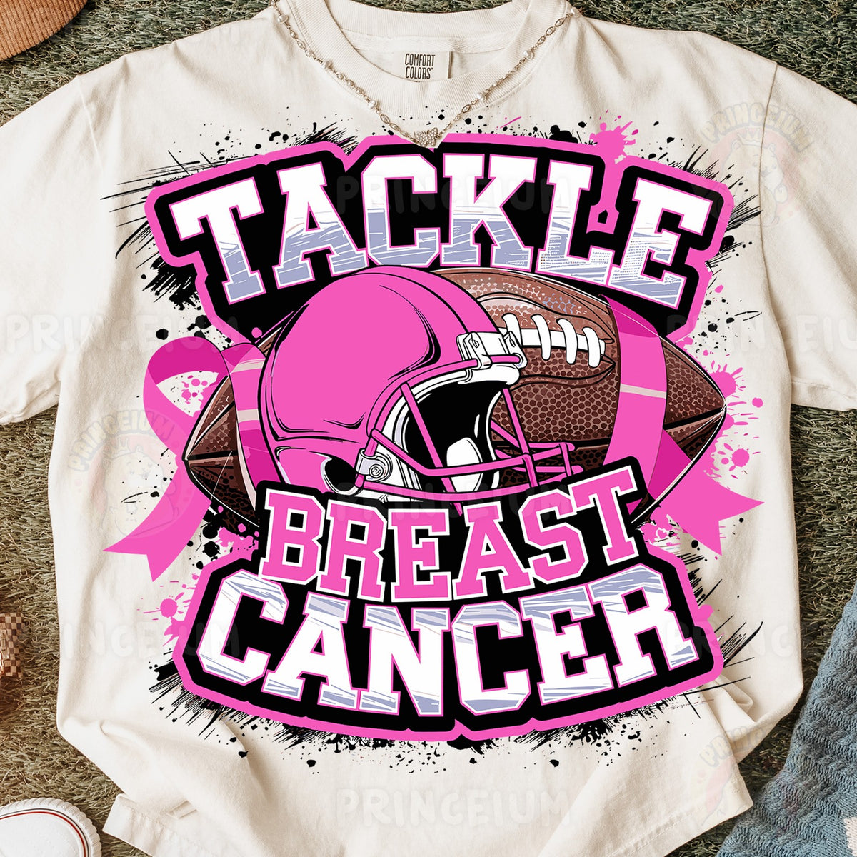 Tackle Breast Cancer Football