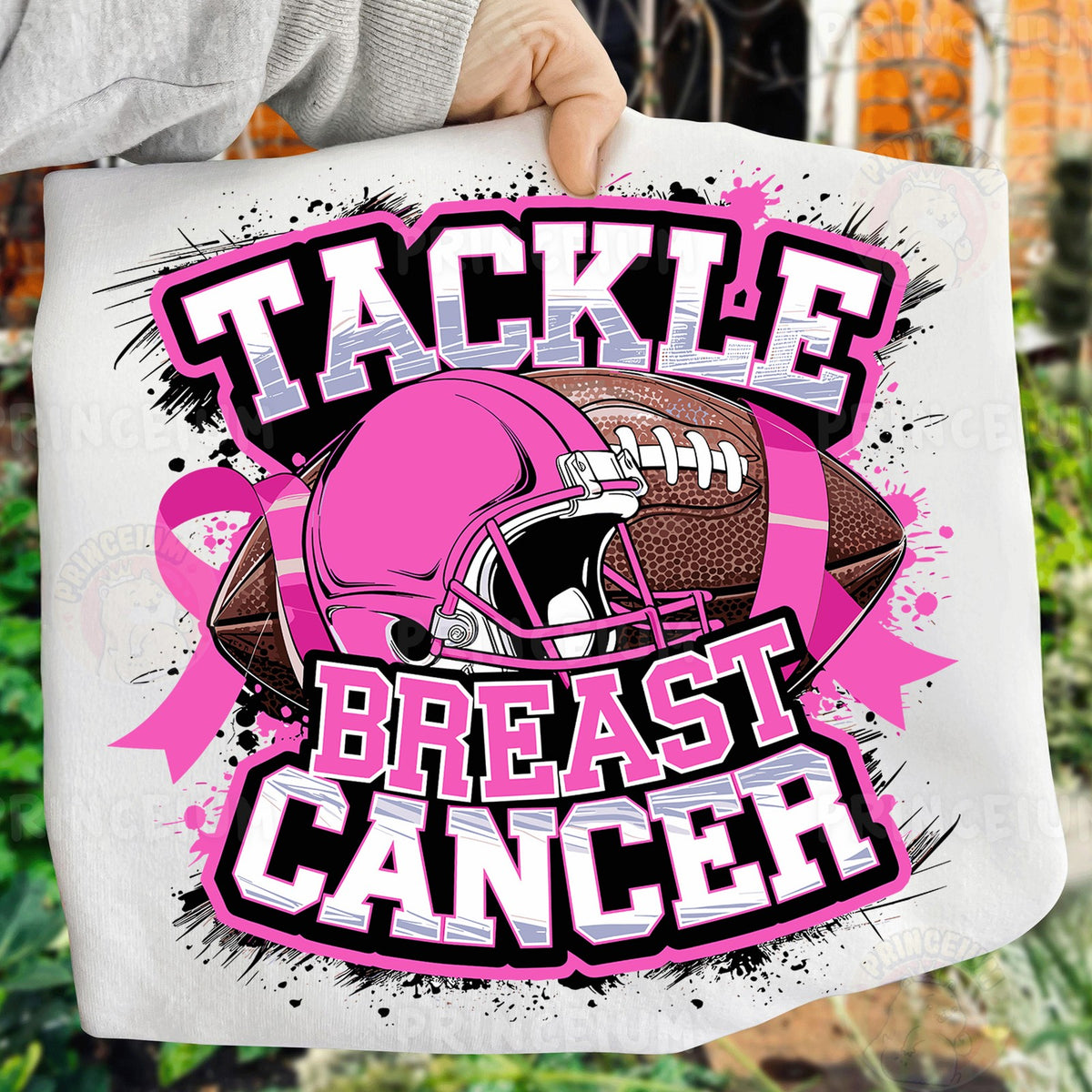 Tackle Breast Cancer Football
