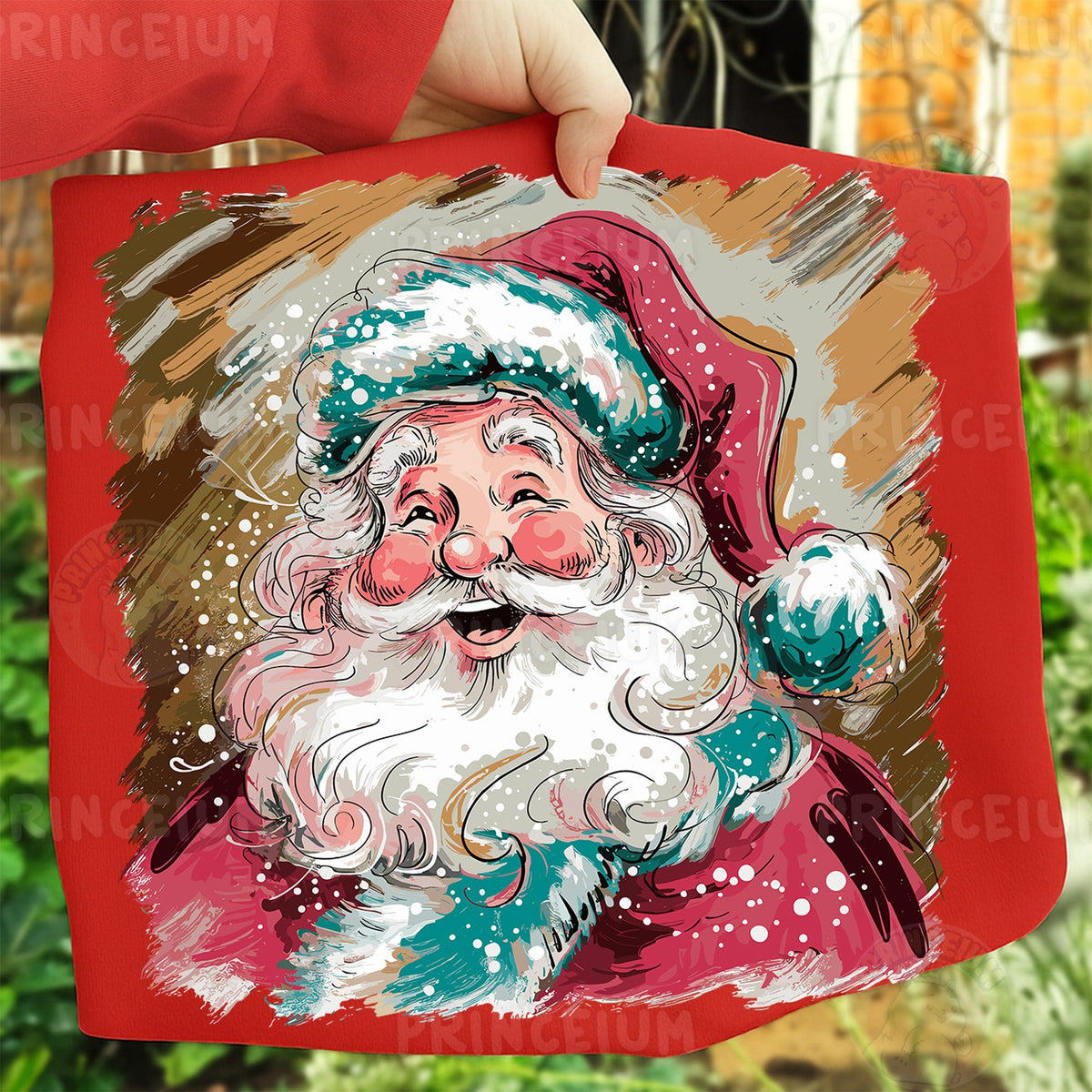 Vintage Painted Santa Claus