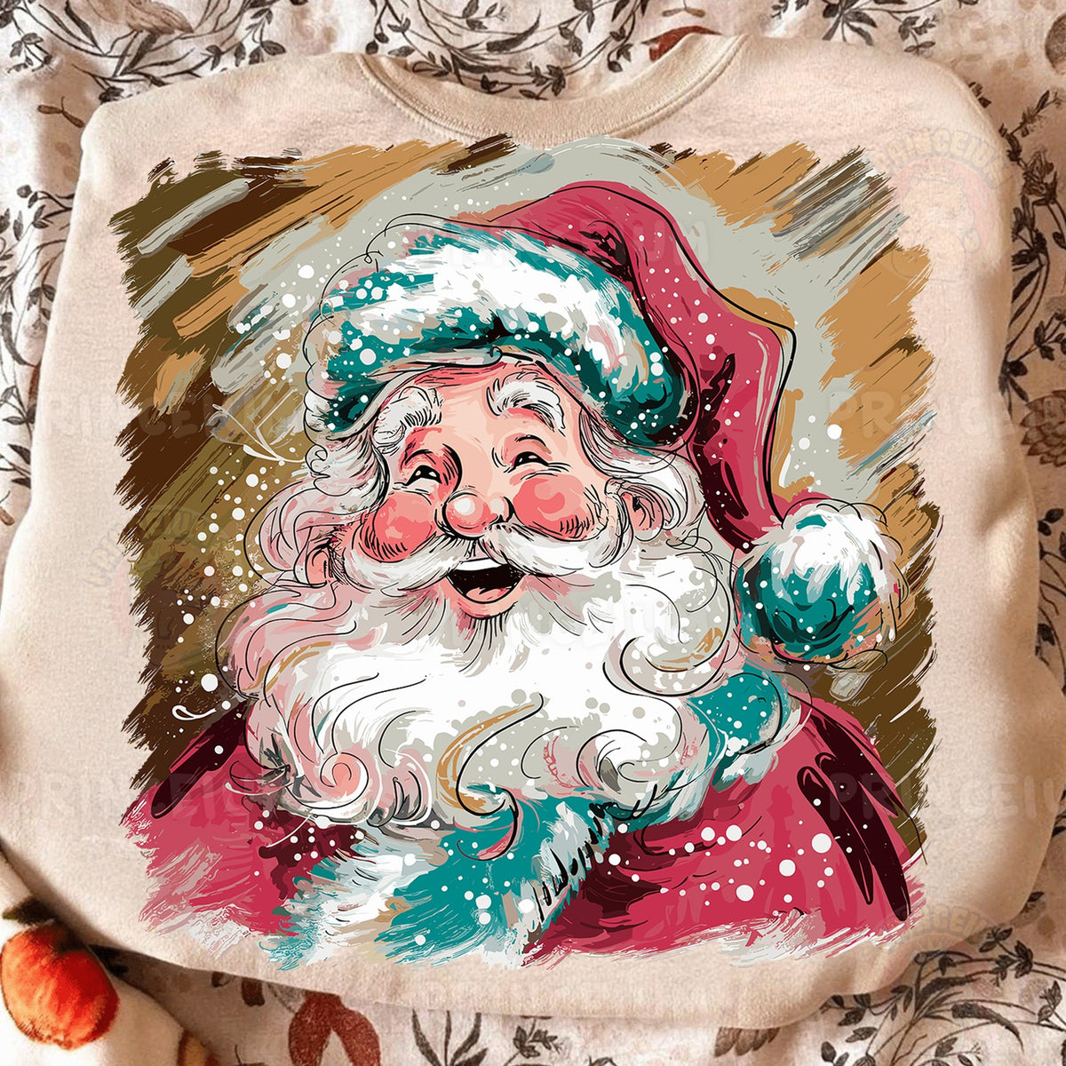 Vintage Painted Santa Claus