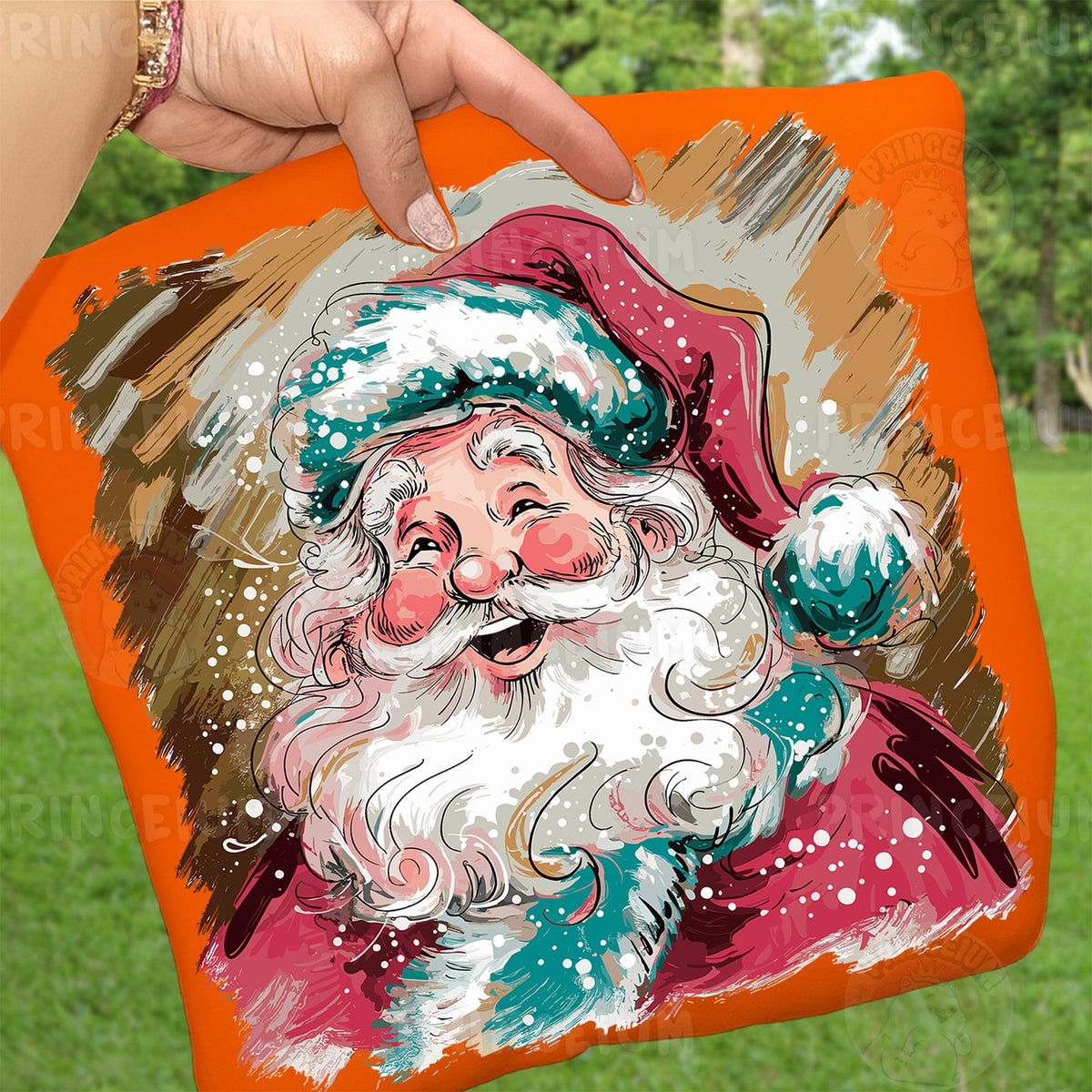 Vintage Painted Santa Claus