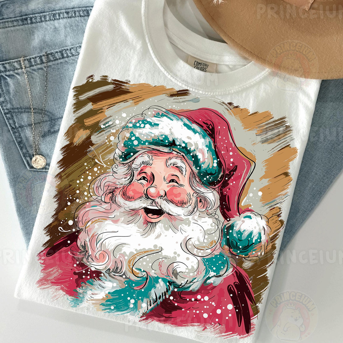 Vintage Painted Santa Claus