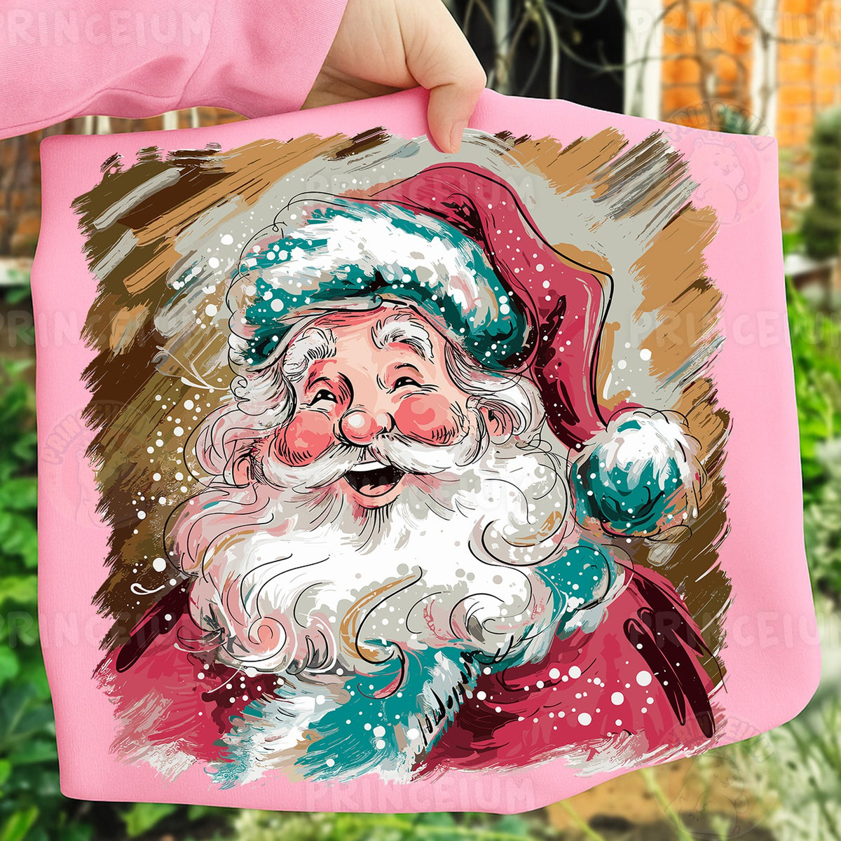 Vintage Painted Santa Claus