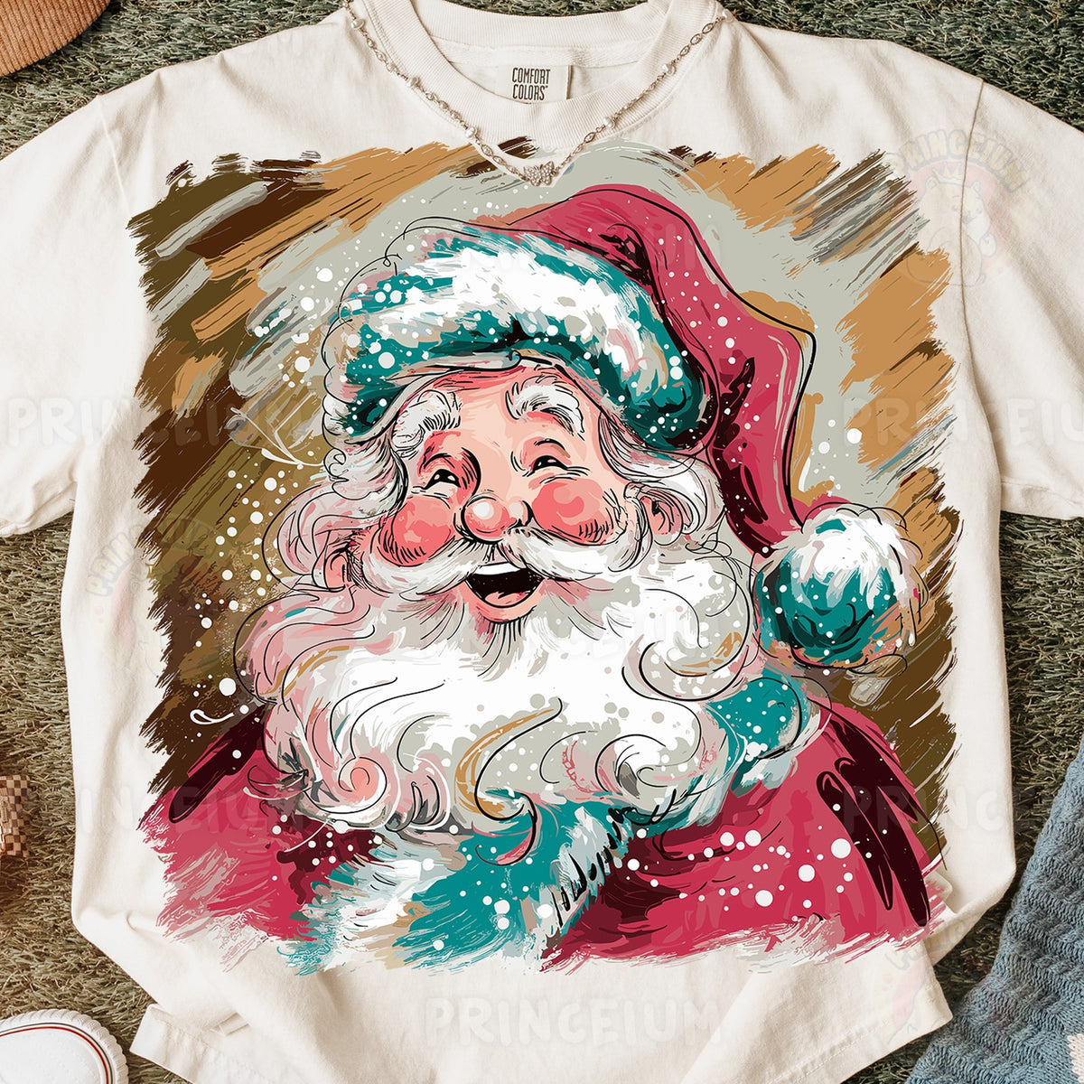 Vintage Painted Santa Claus