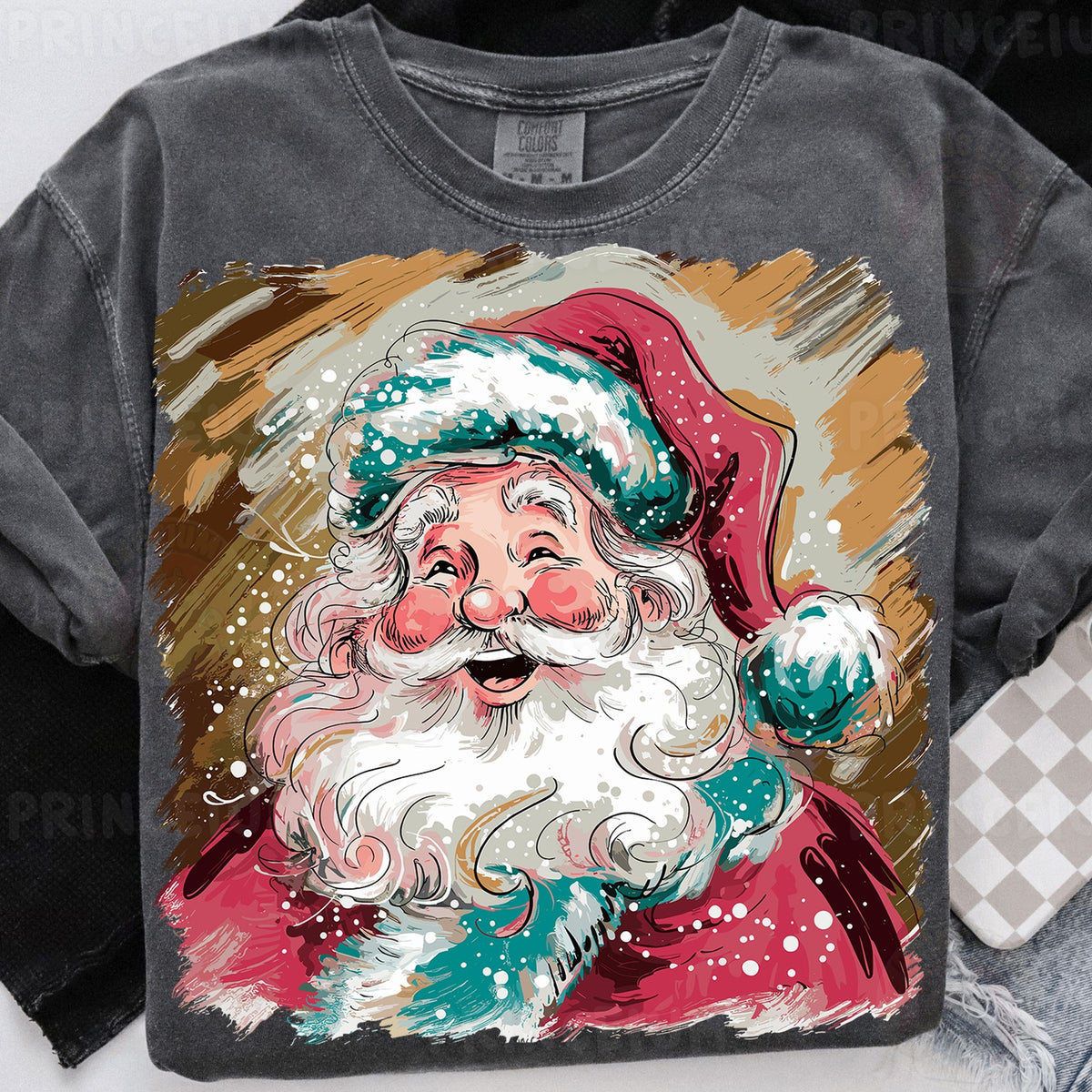 Vintage Painted Santa Claus