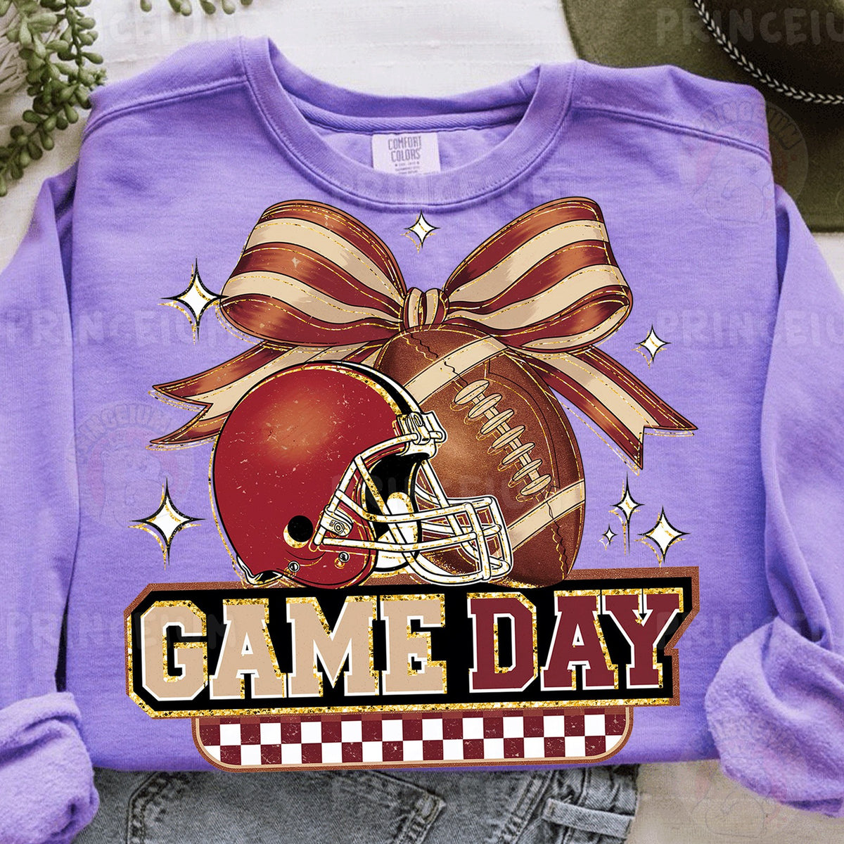 Coquette Game Day Football