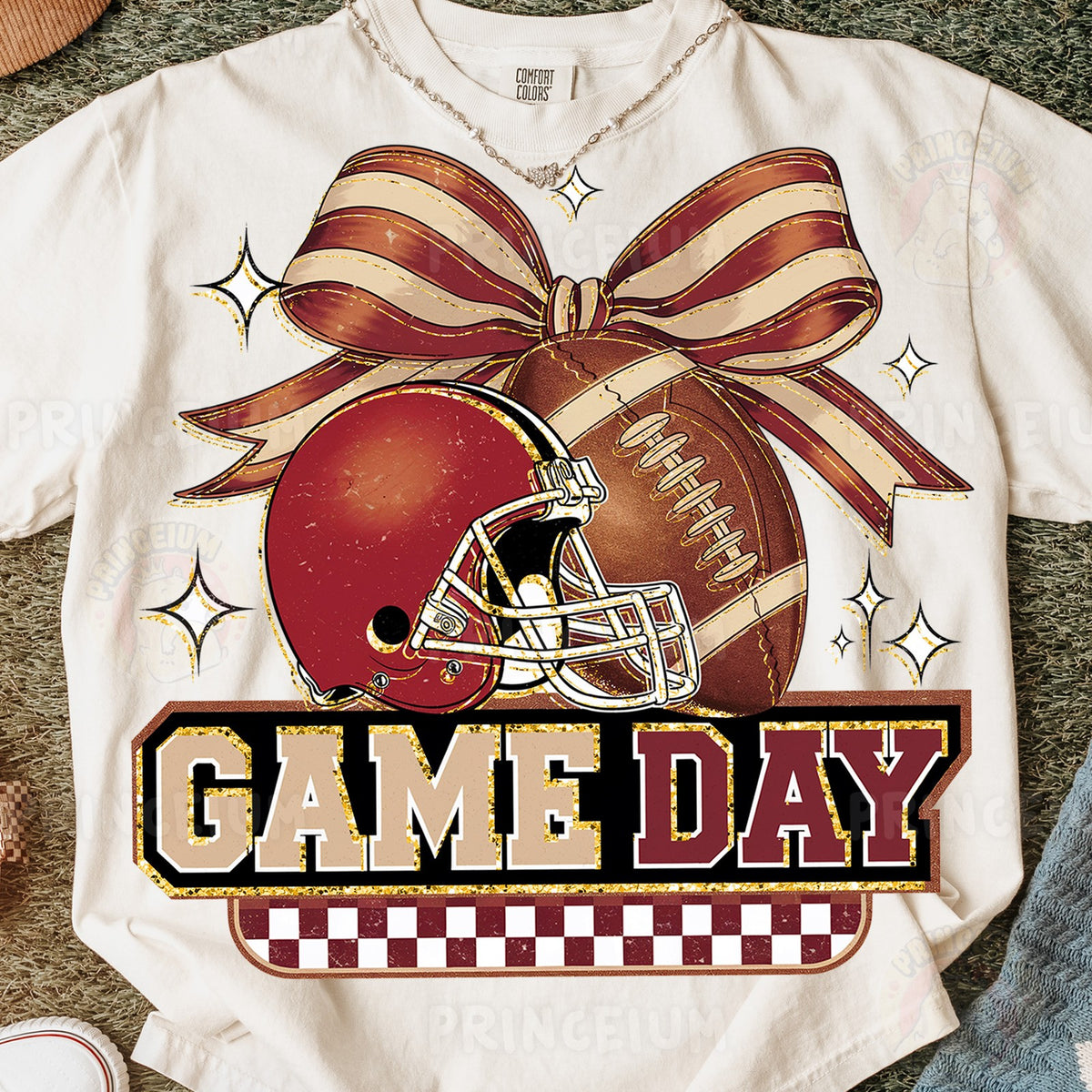 Coquette Game Day Football
