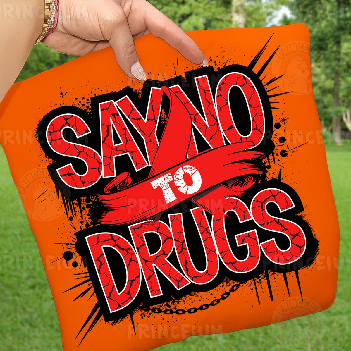 Say No to Drugs Red Ribbon