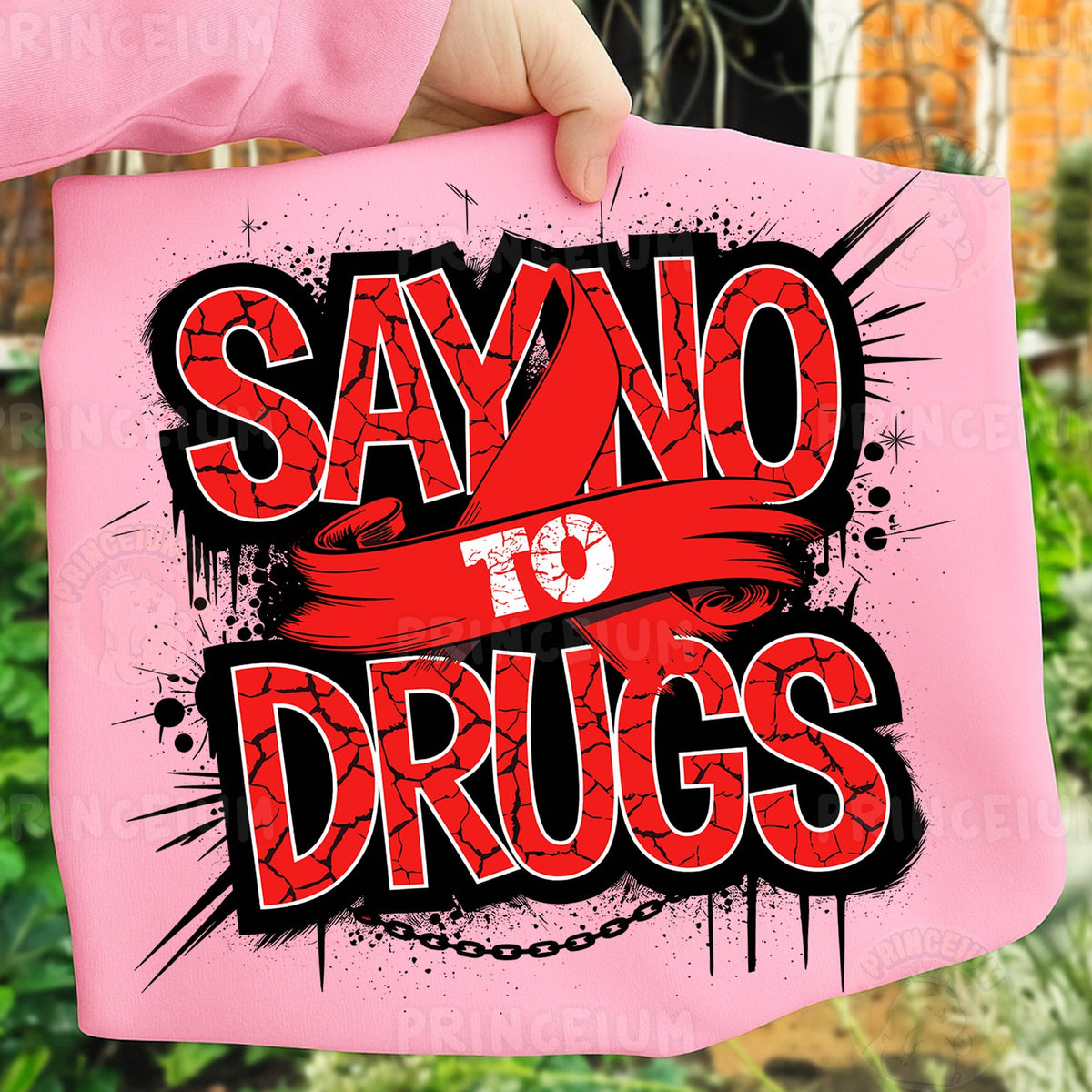 Say No to Drugs Red Ribbon