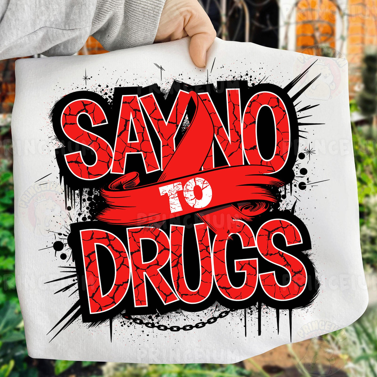 Say No to Drugs Red Ribbon