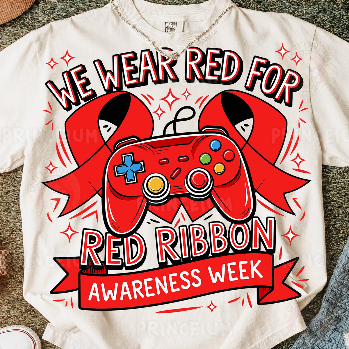 Gamer Red Ribbon Week