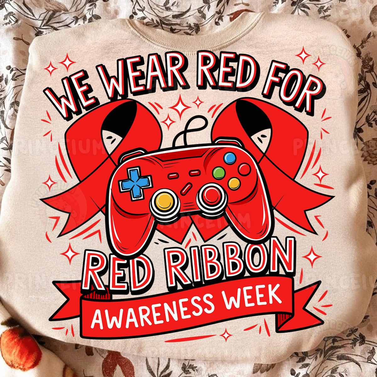 Gamer Red Ribbon Week