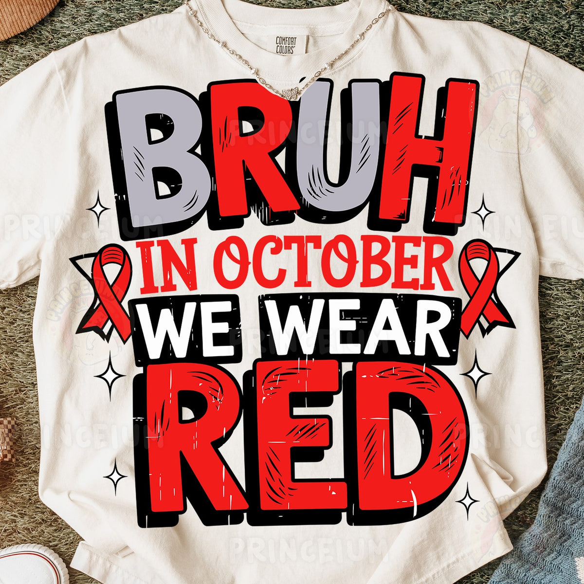 Bruh In October We Wear Red