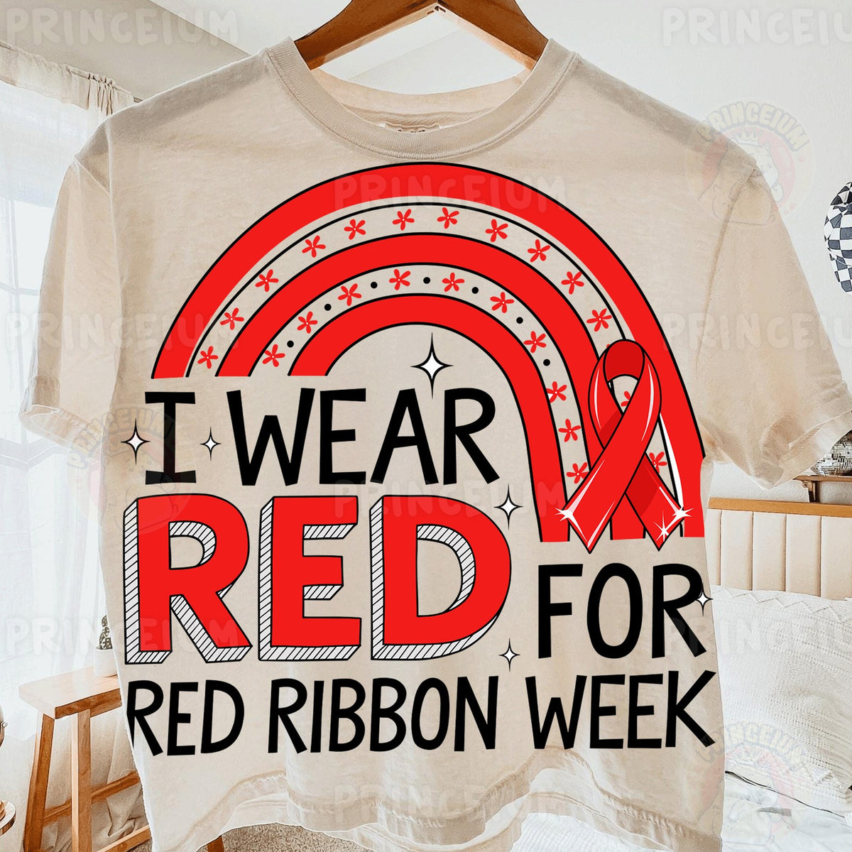 I Wear Red Rainbow