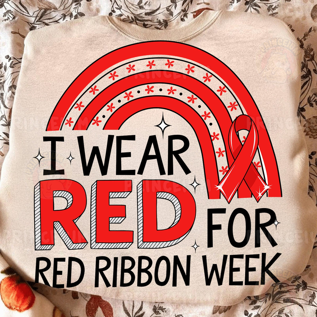 I Wear Red Rainbow