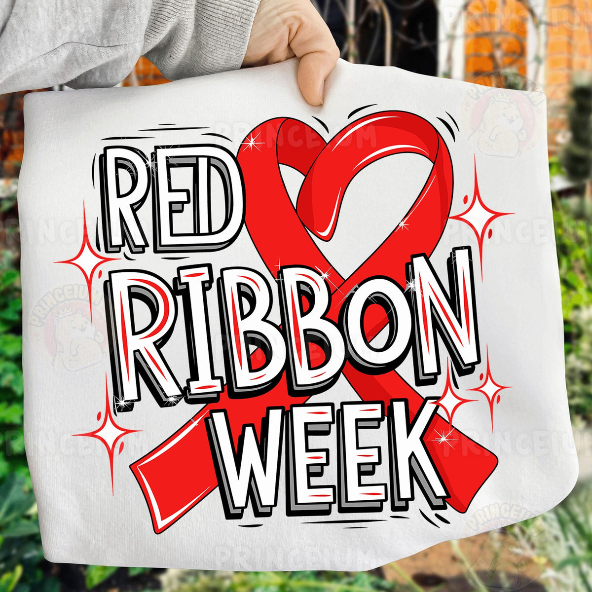 Bold Red Ribbon Week