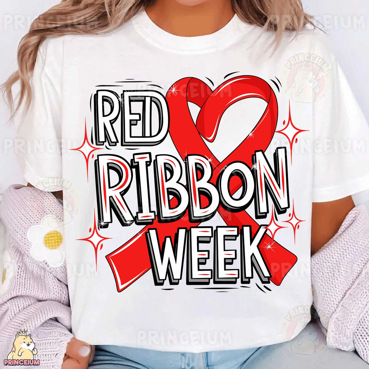 Bold Red Ribbon Week