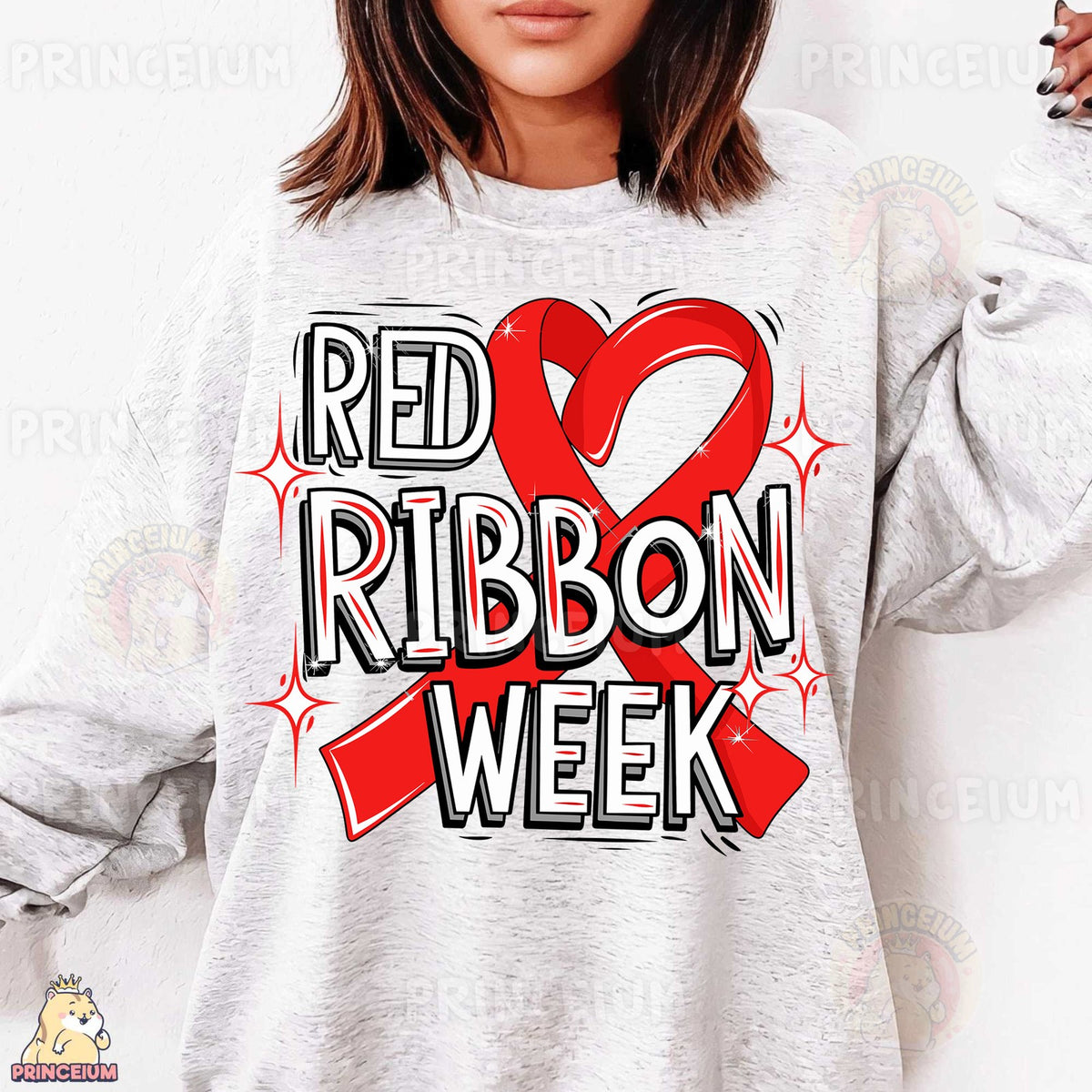 Bold Red Ribbon Week
