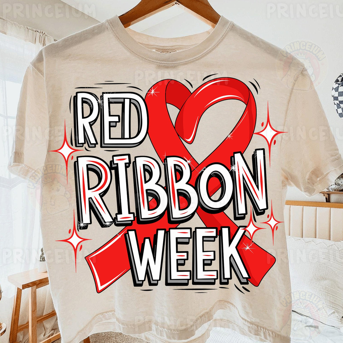 Bold Red Ribbon Week