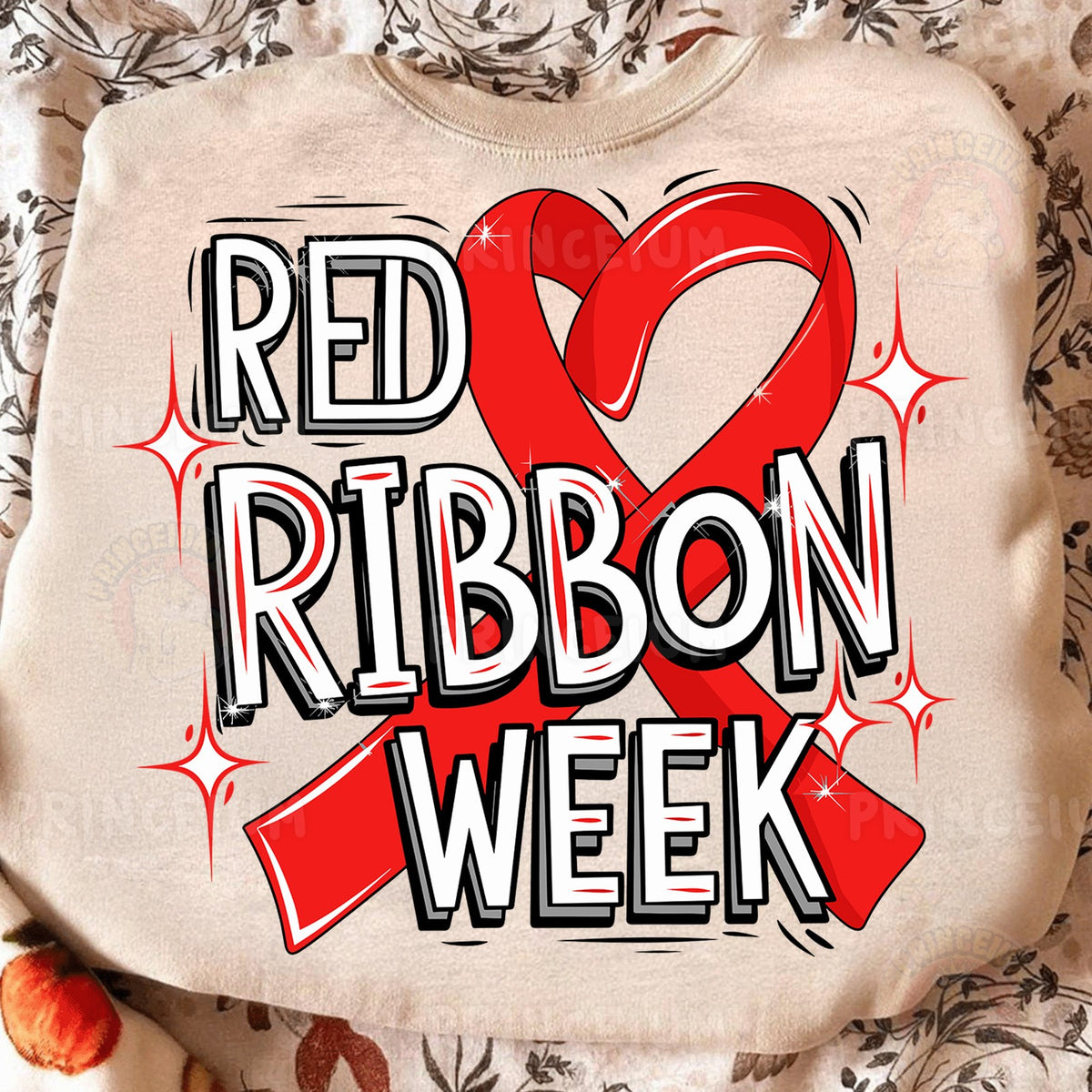 Bold Red Ribbon Week