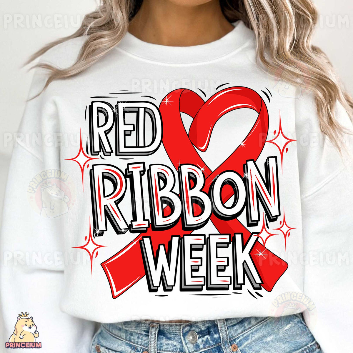 Bold Red Ribbon Week