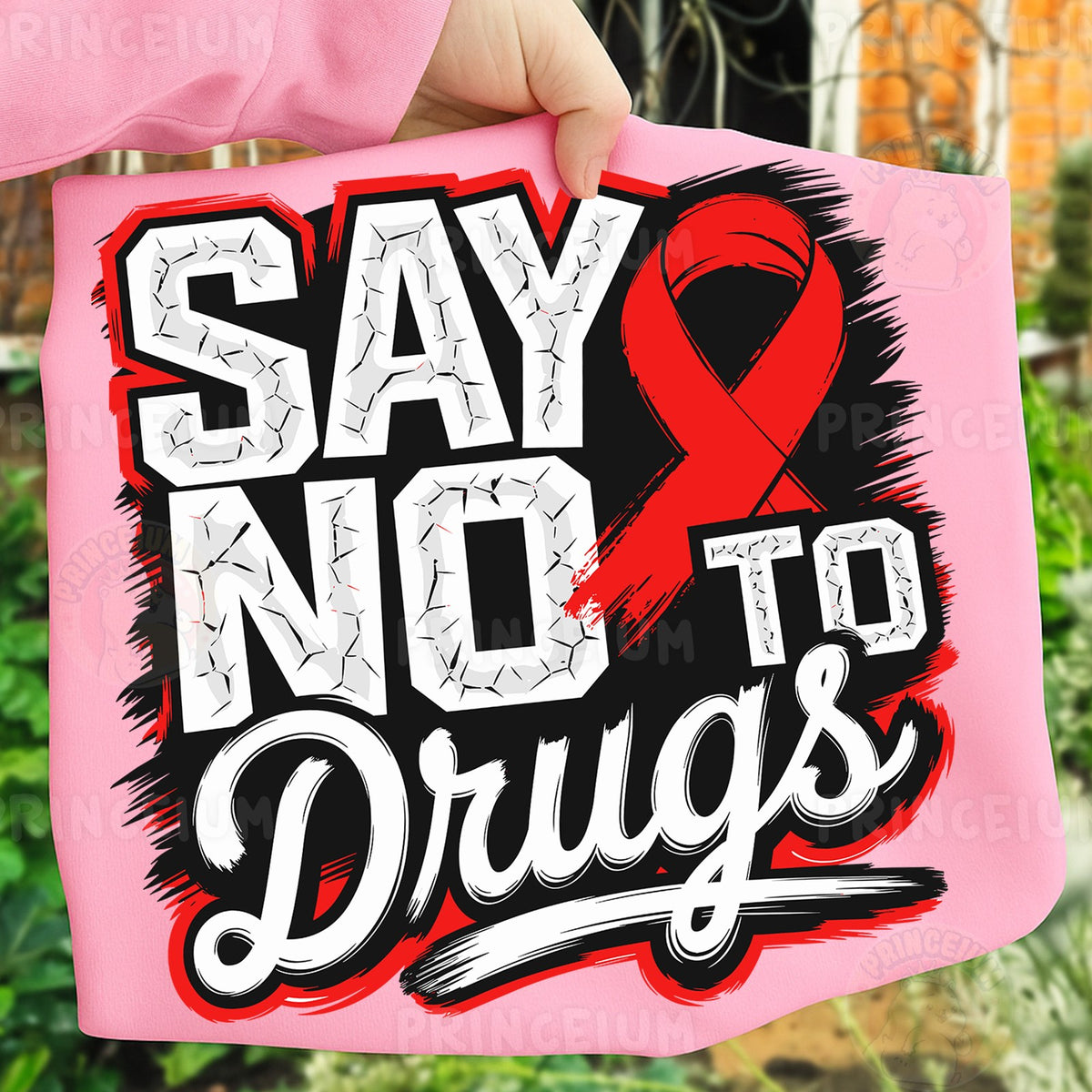 Say No to Drugs Red Ribbon